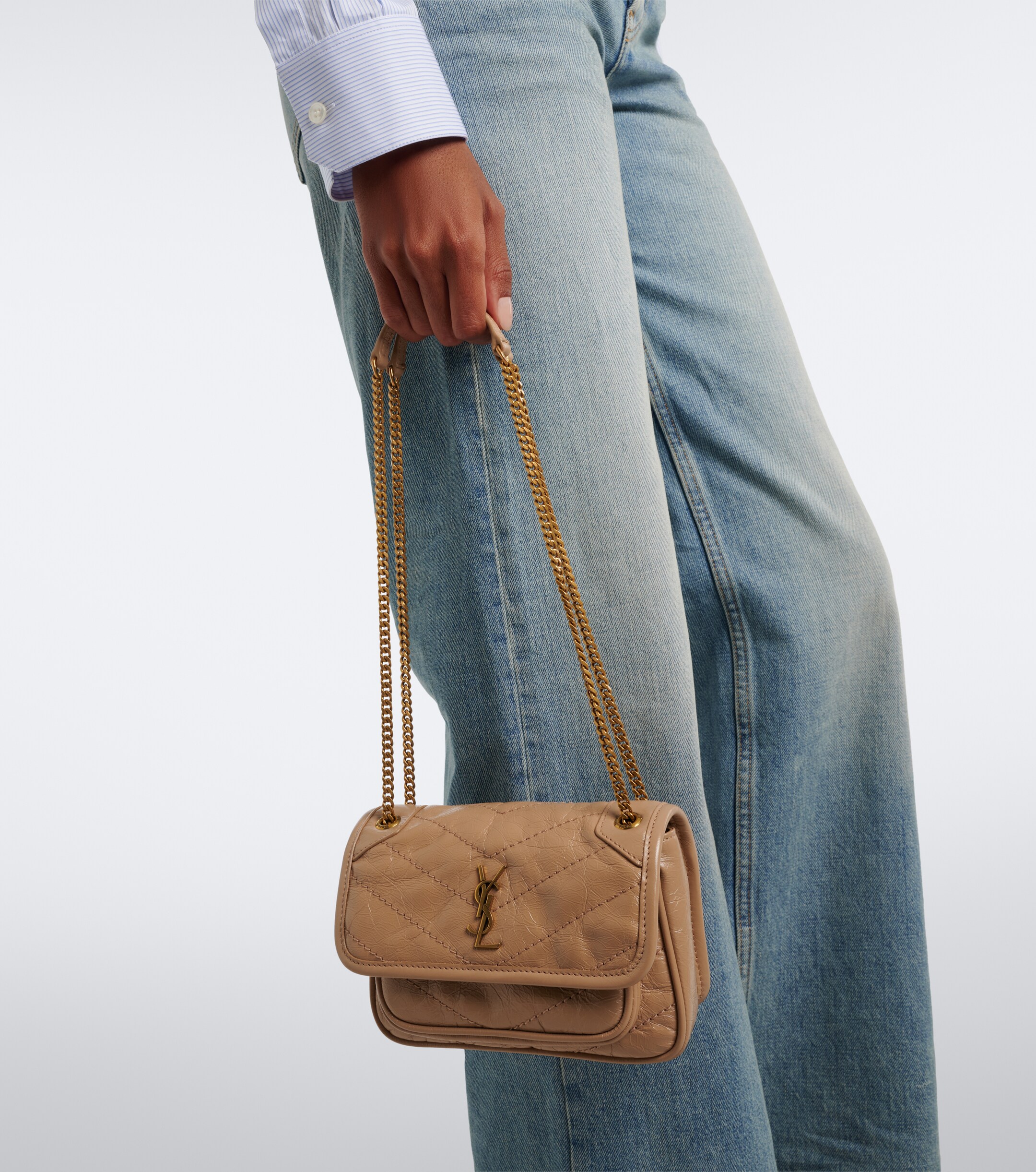 Saint Laurent Niki Mini leather shoulder bag