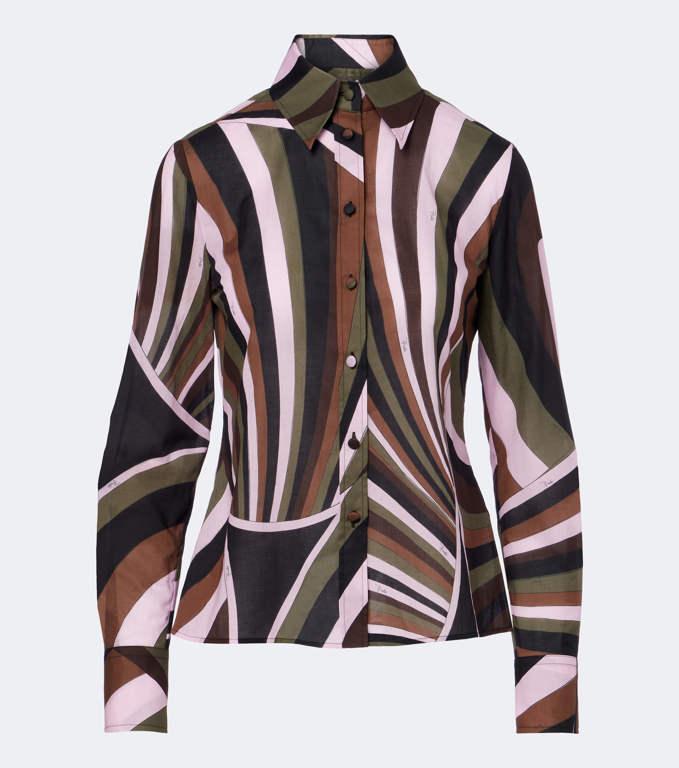 Pucci Pucci Iride cotton muslin shirt