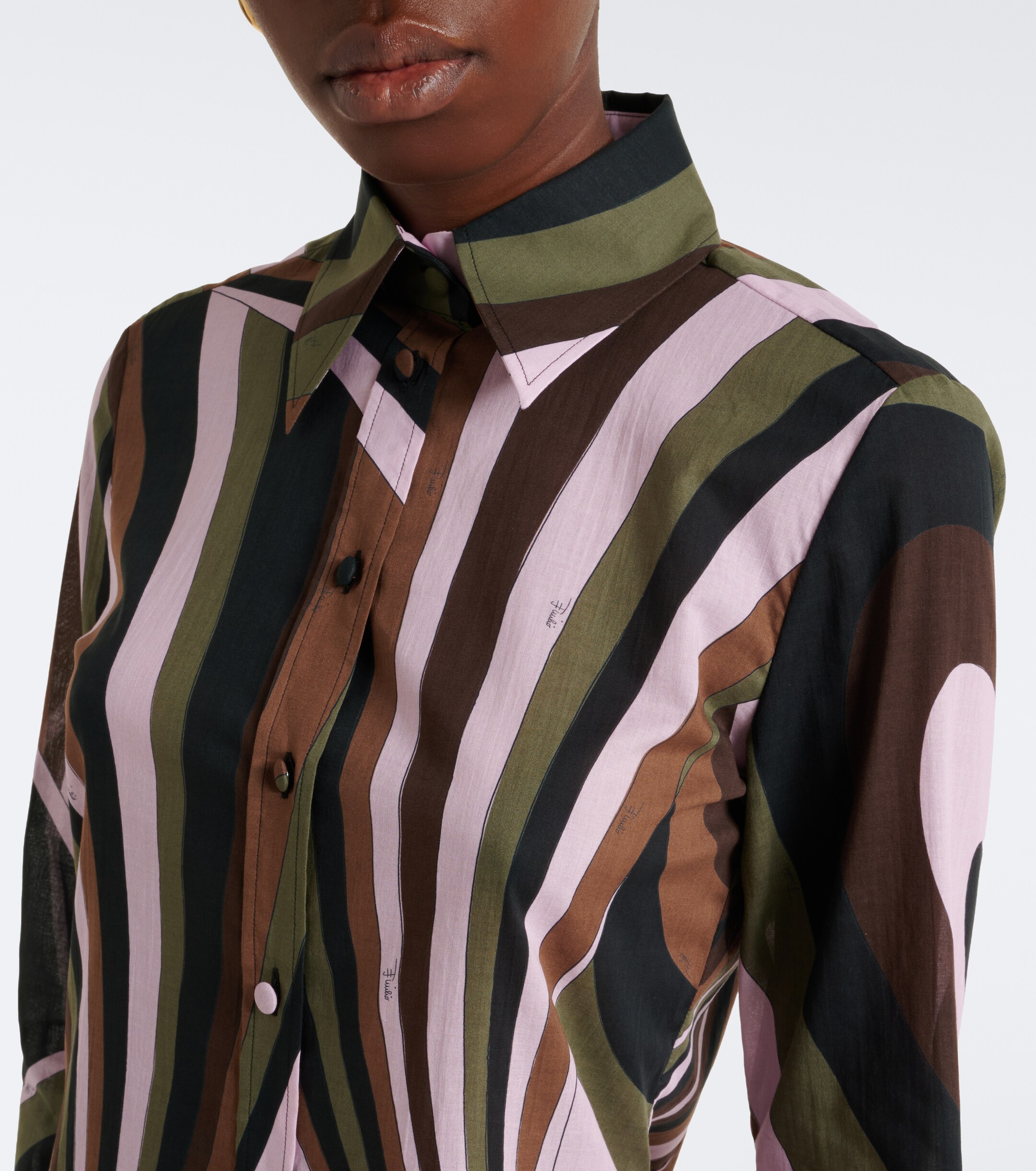 Pucci Pucci Iride cotton muslin shirt