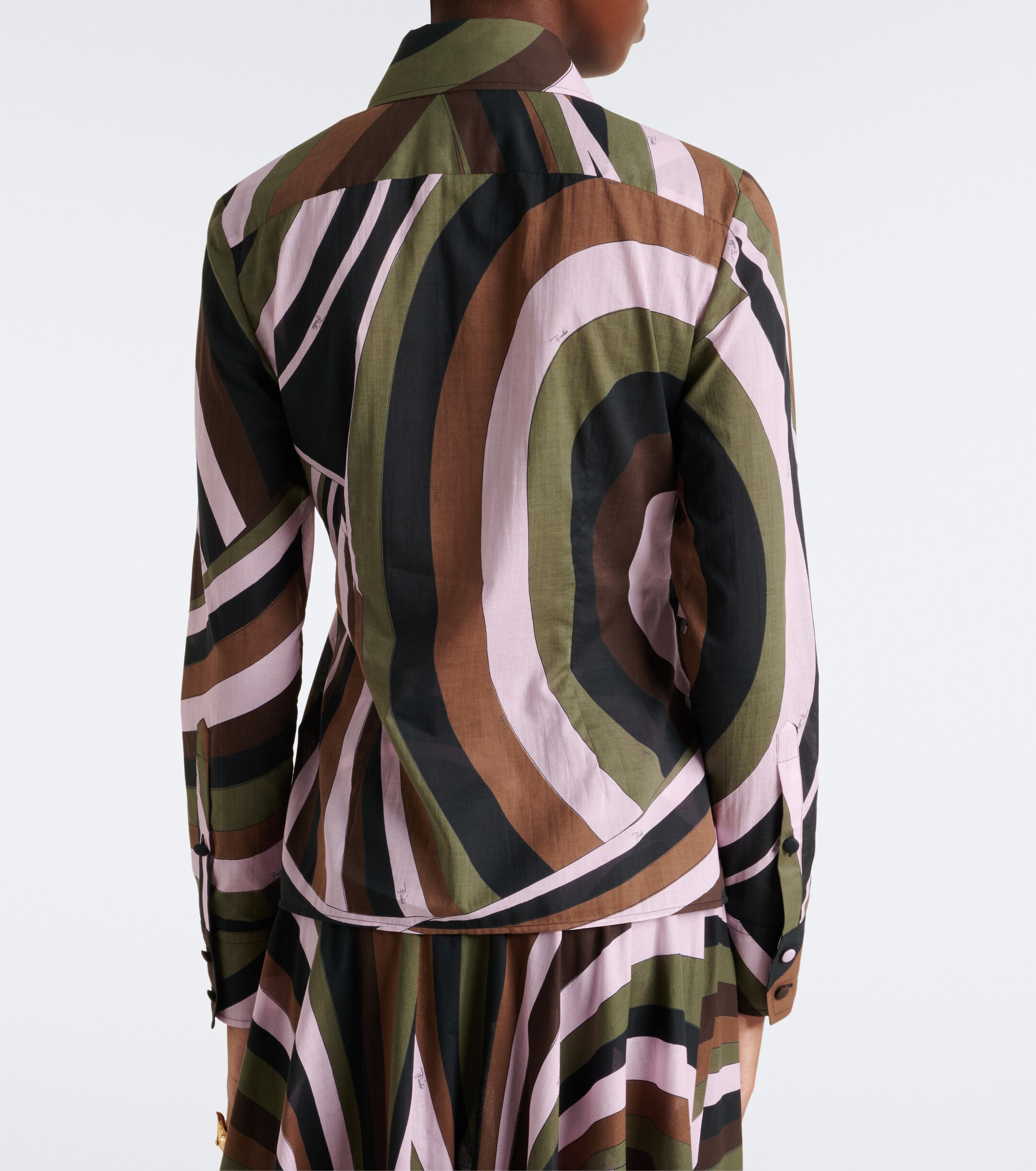 Pucci Pucci Iride cotton muslin shirt
