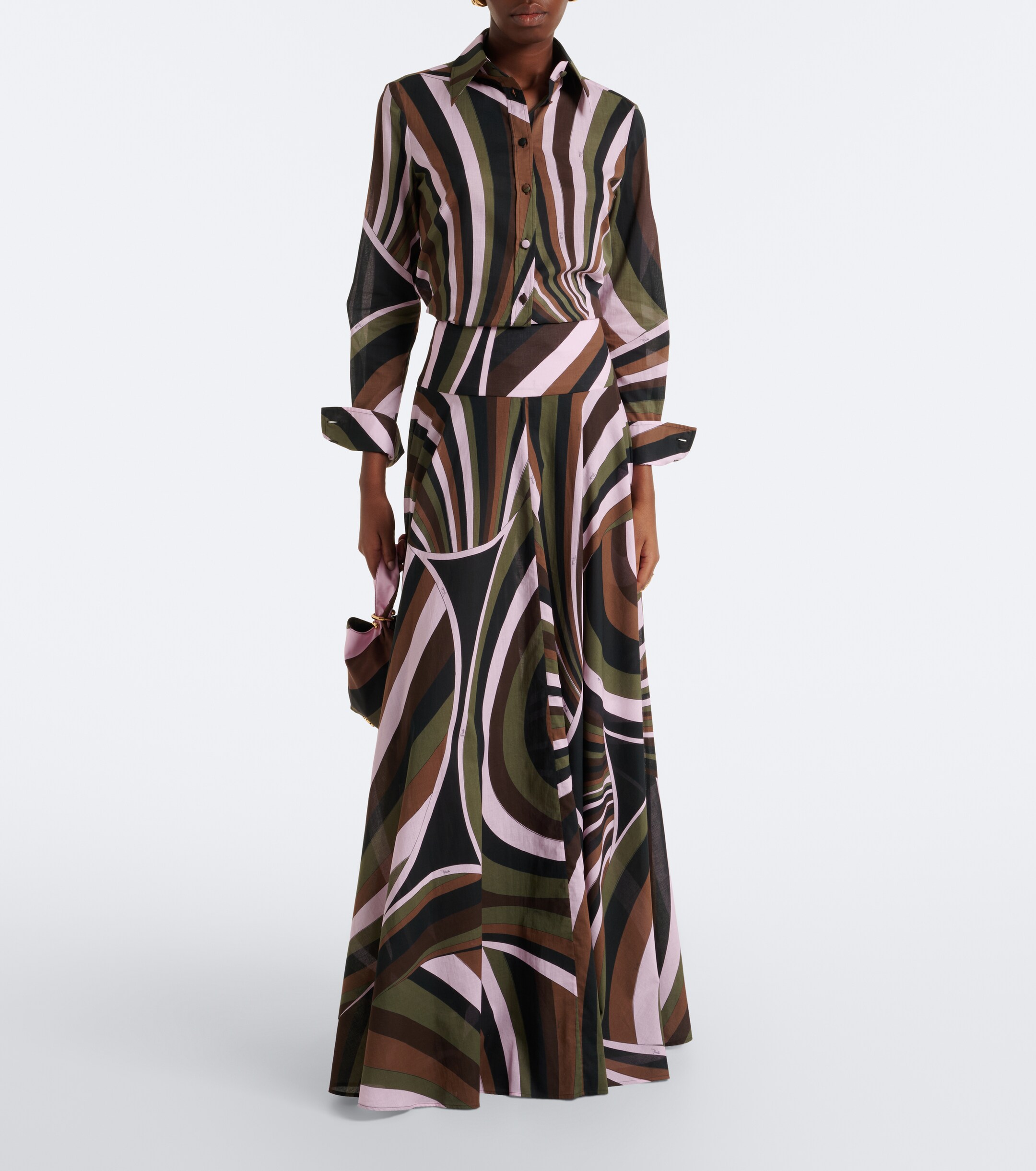 Pucci Pucci Iride cotton muslin shirt