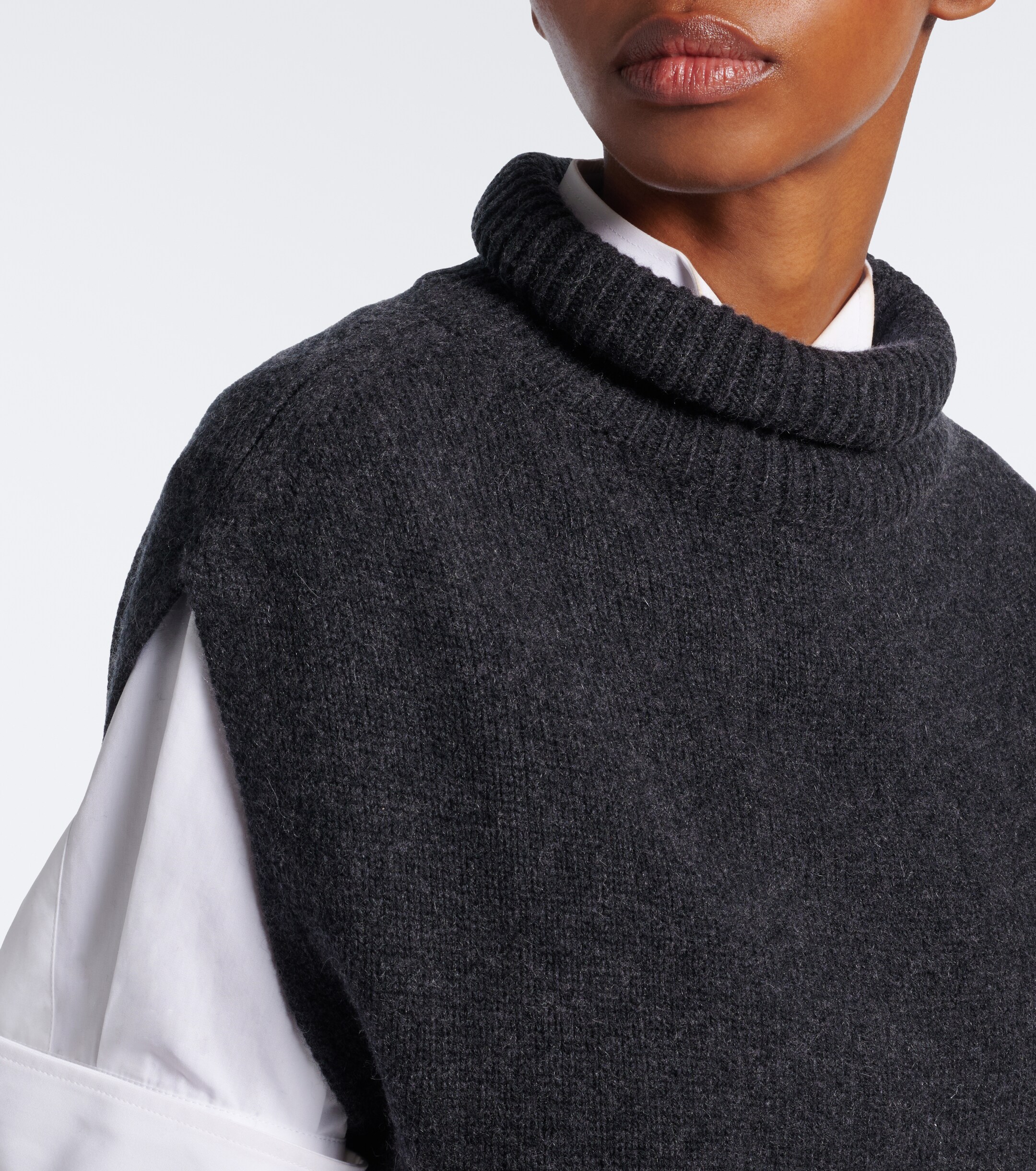 Jardin des Orangers Jardin des Orangers Wool and cashmere turtleneck sweater vest