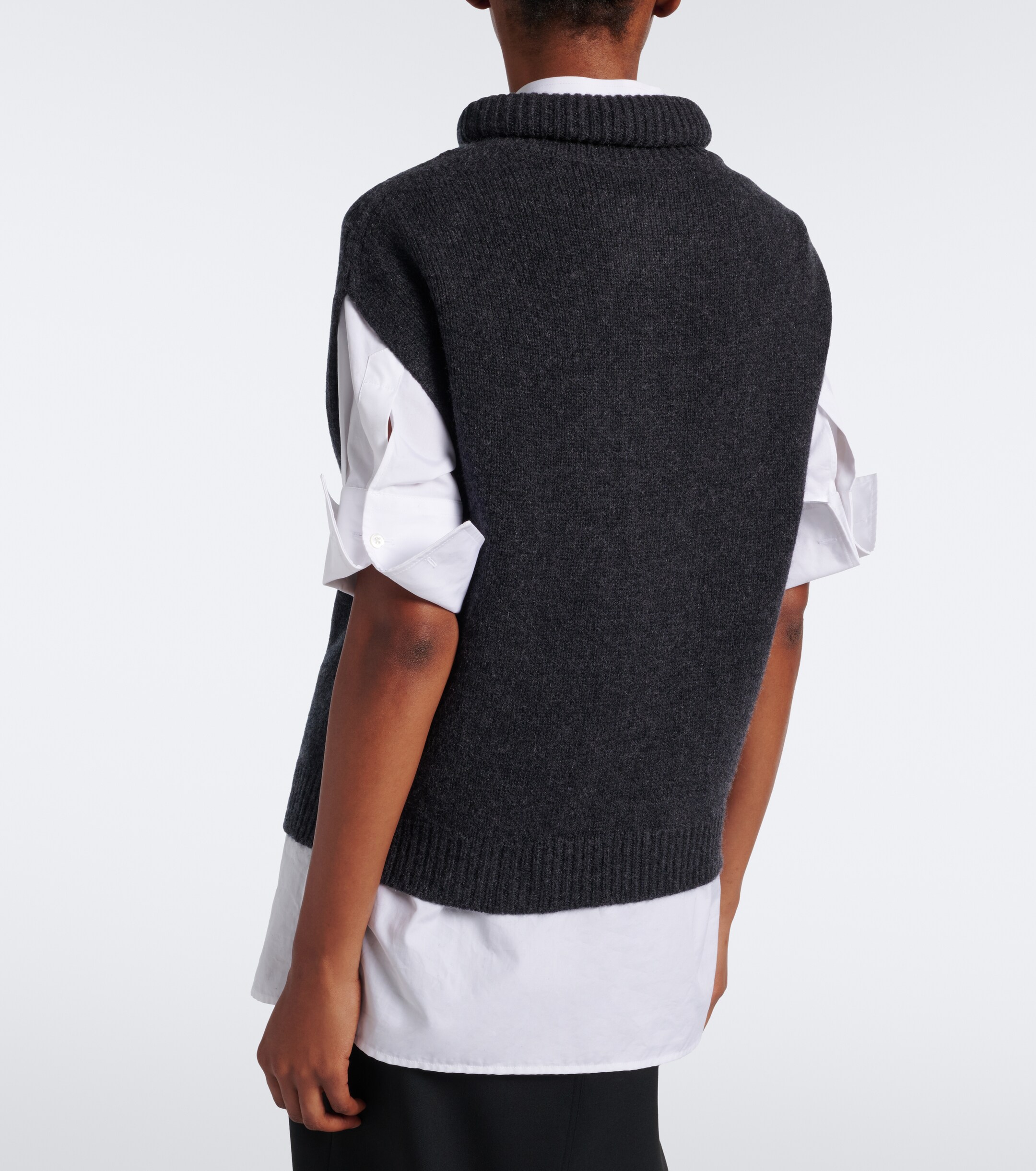 Jardin des Orangers Jardin des Orangers Wool and cashmere turtleneck sweater vest