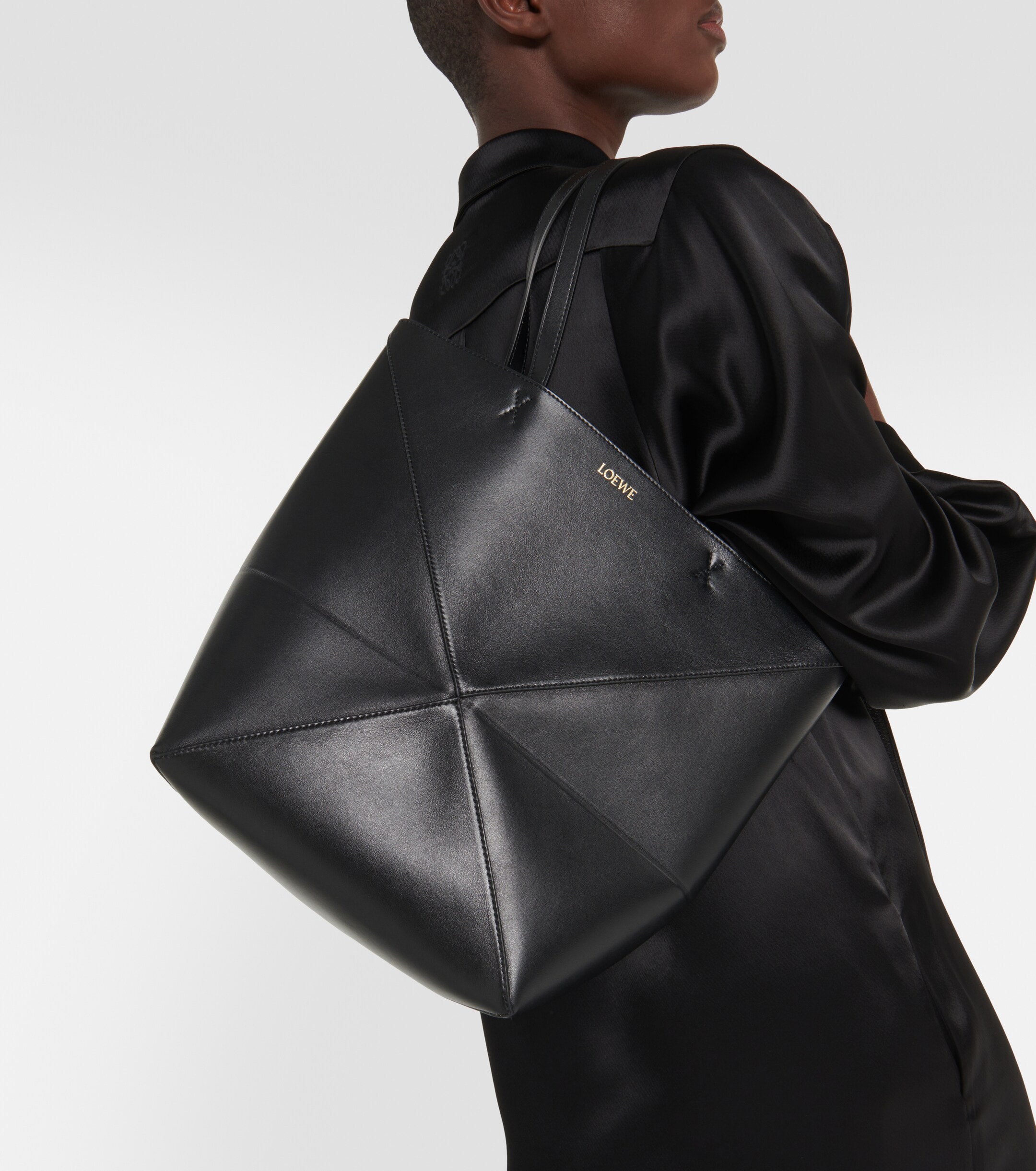 Loewe Puzzle Fold Medium leather tote bag
