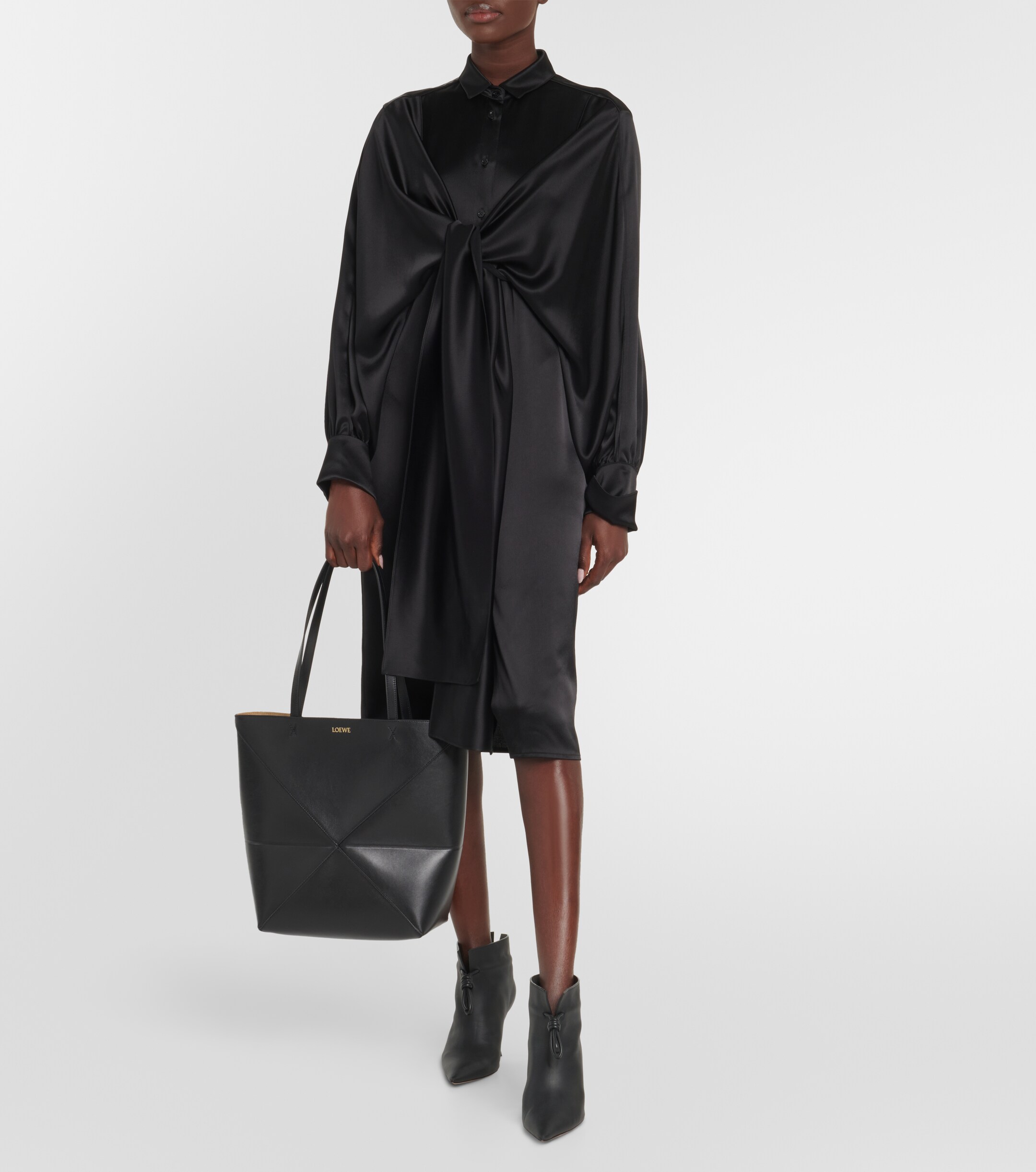 Loewe Puzzle Fold Medium leather tote bag