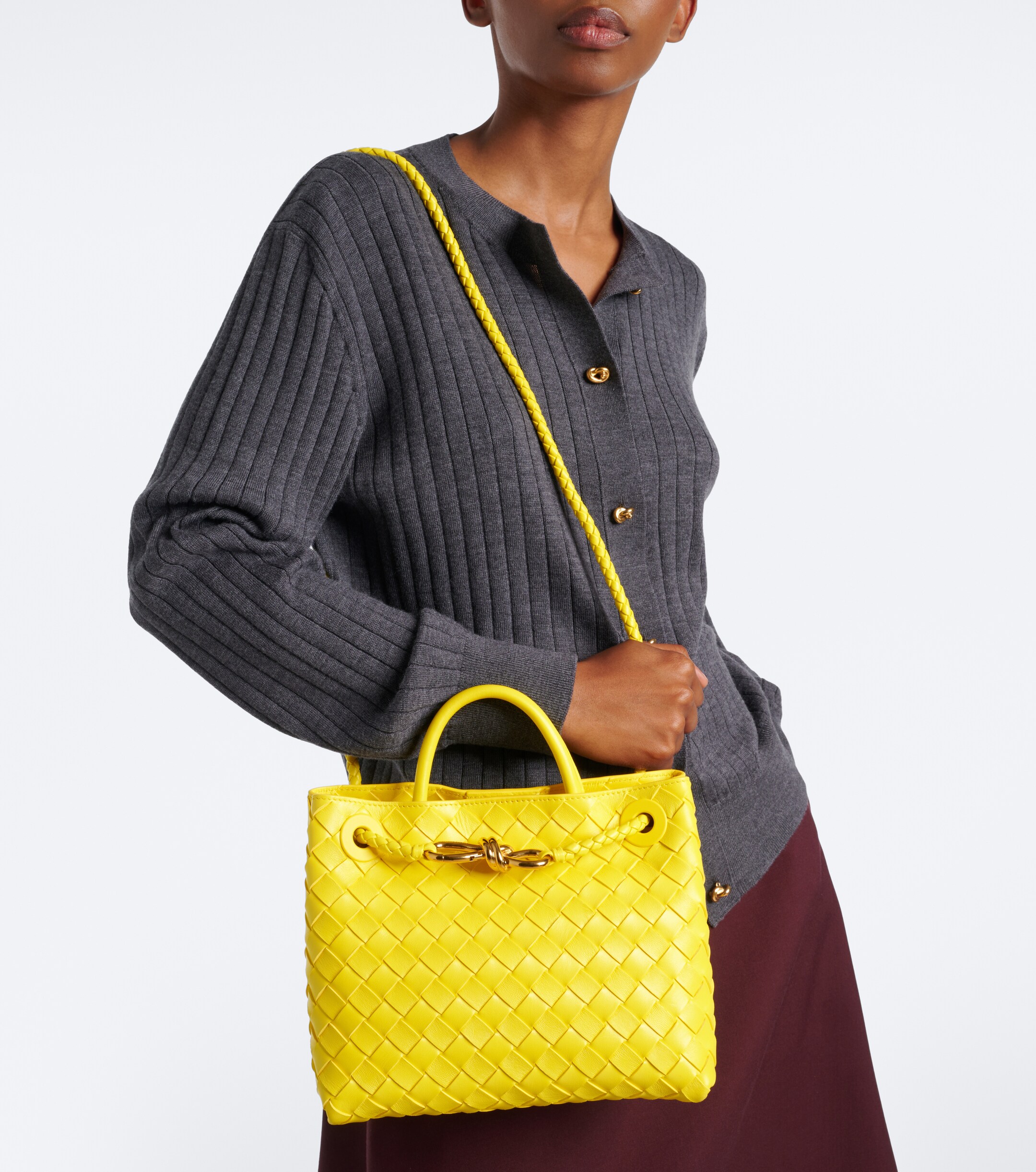 Bottega Veneta Andiamo Small leather tote bag