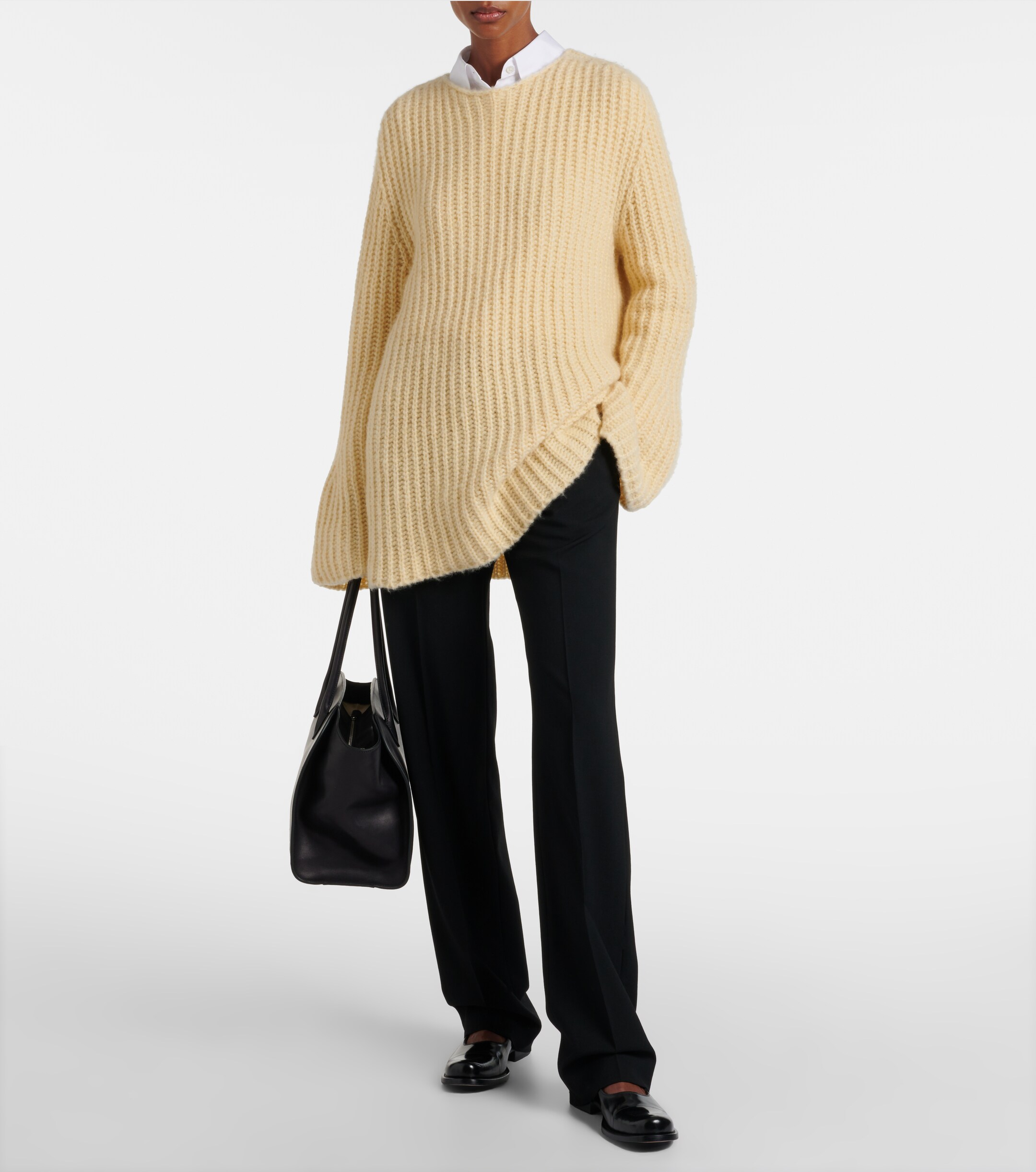 The Row Marlo 14 leather tote bag