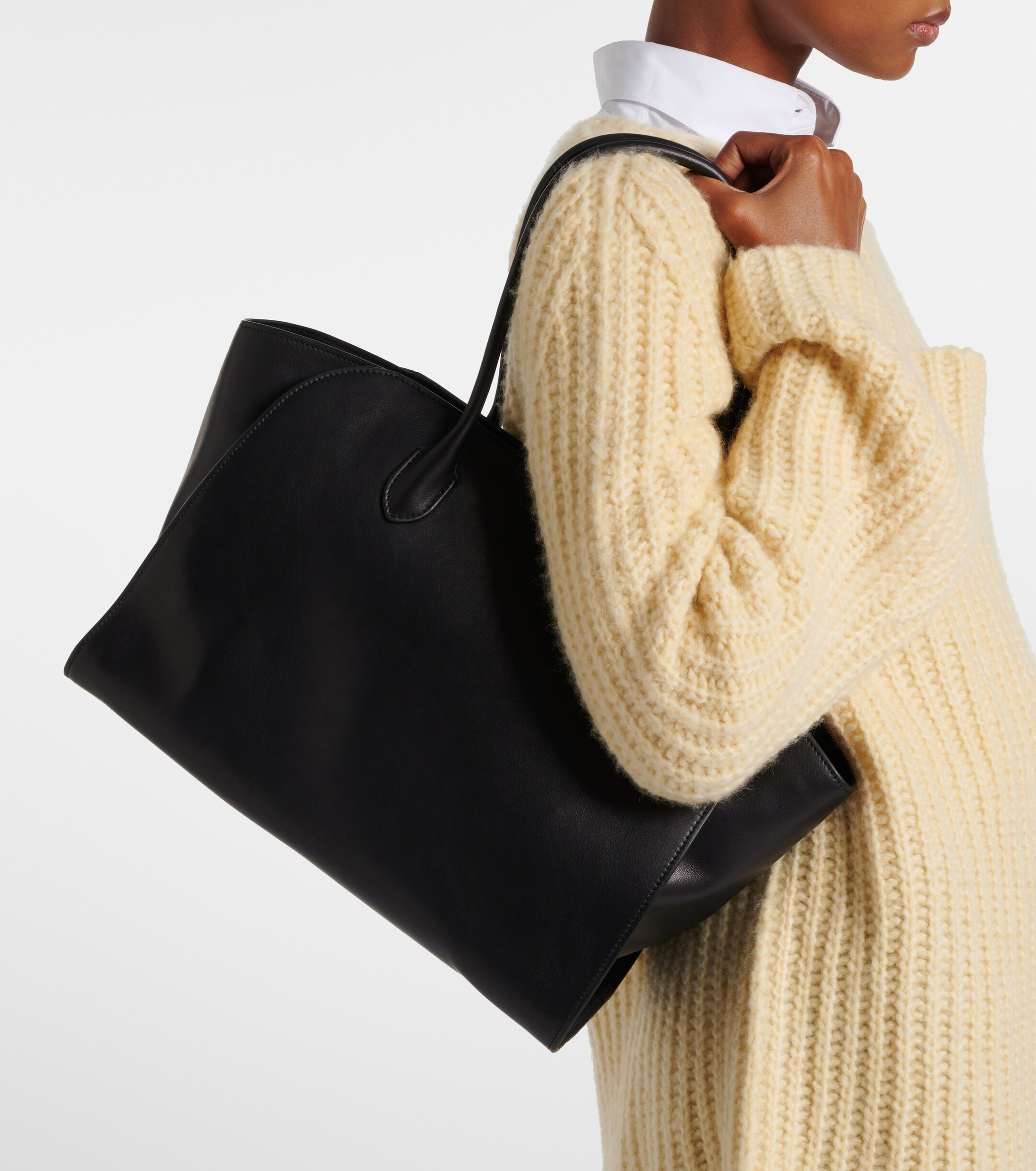 The Row Marlo 14 leather tote bag