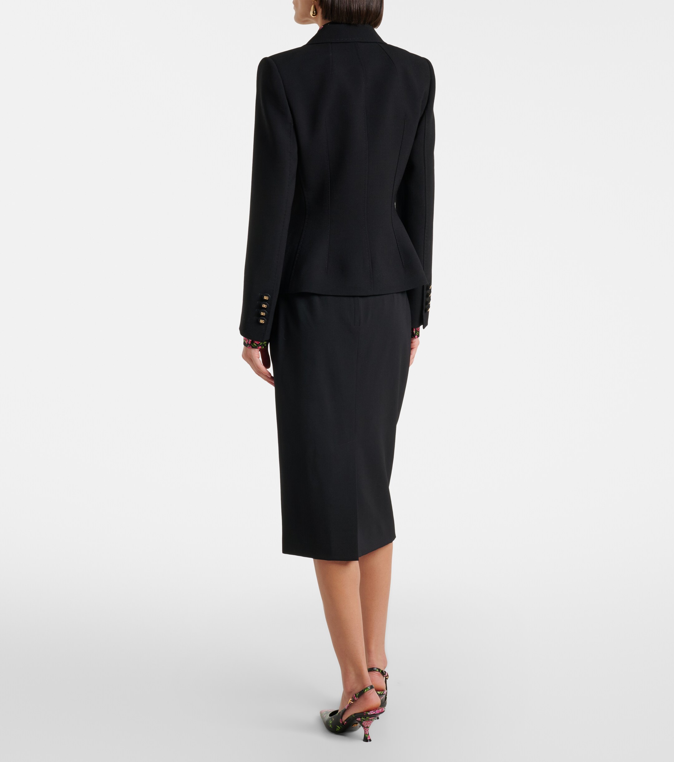 Dolce&Gabbana Wool-blend pencil skirt