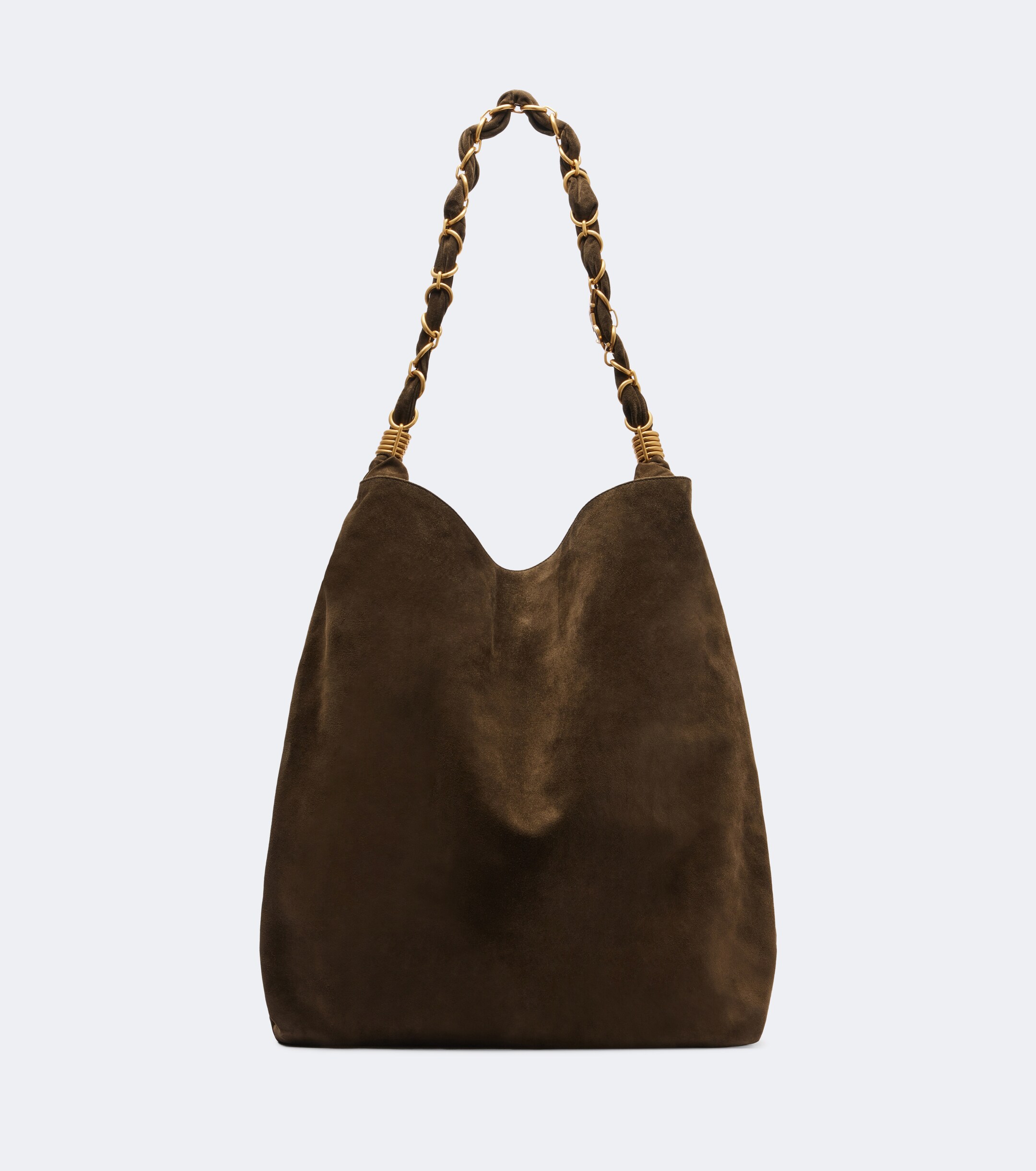 Saint Laurent Amalia suede shopper