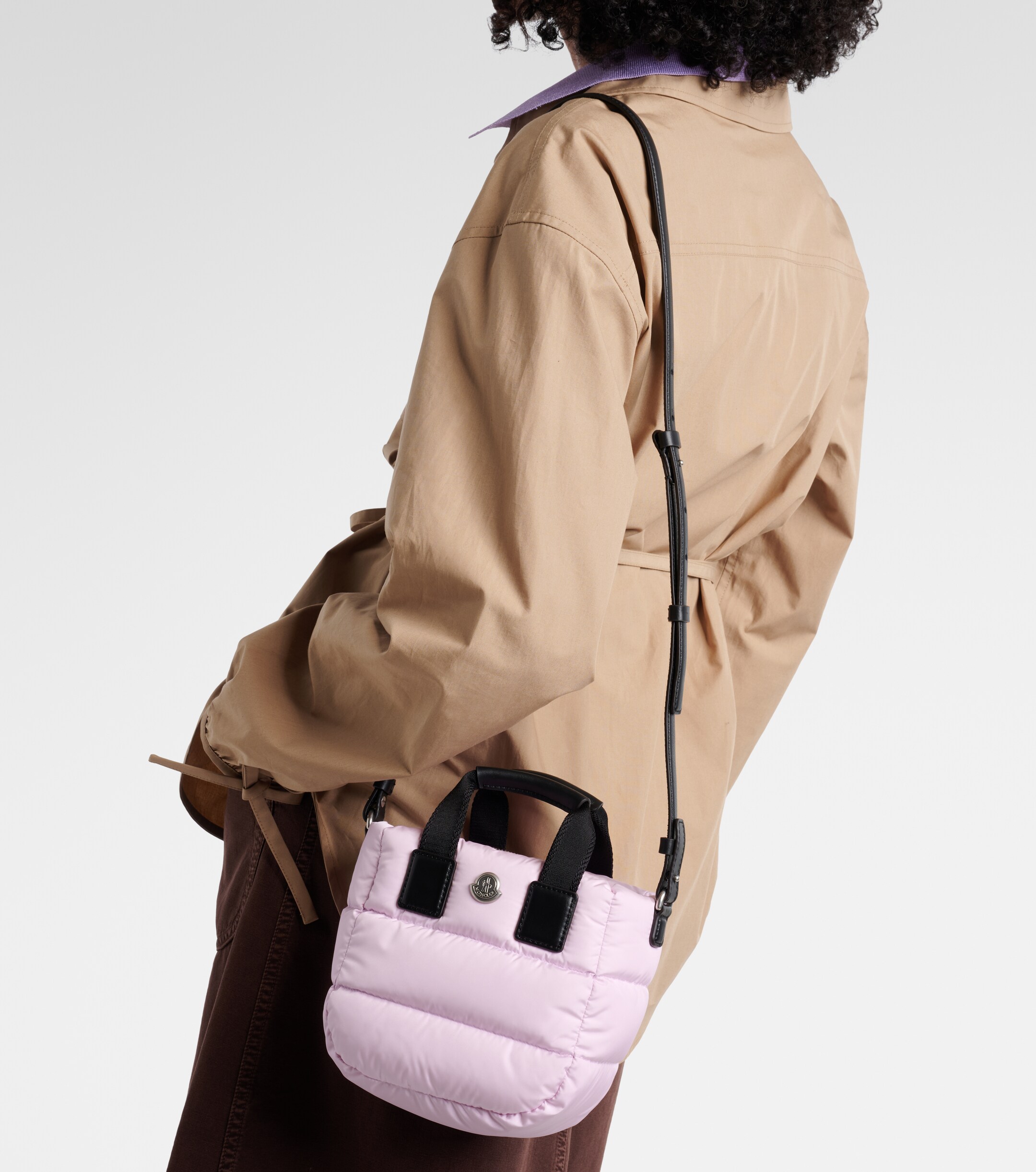 Moncler Cardoc Micro down top-handle bag
