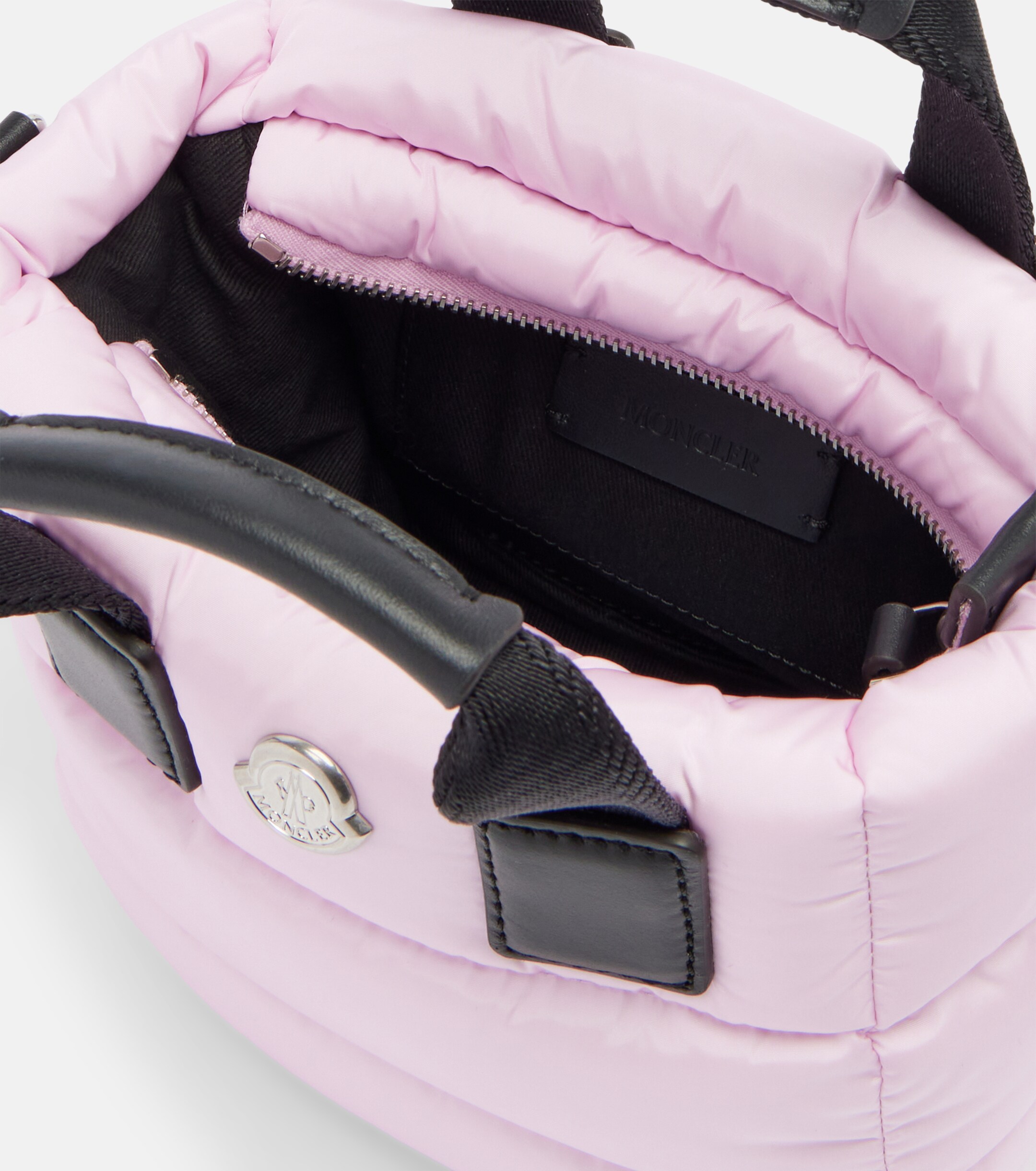 Moncler Cardoc Micro down top-handle bag