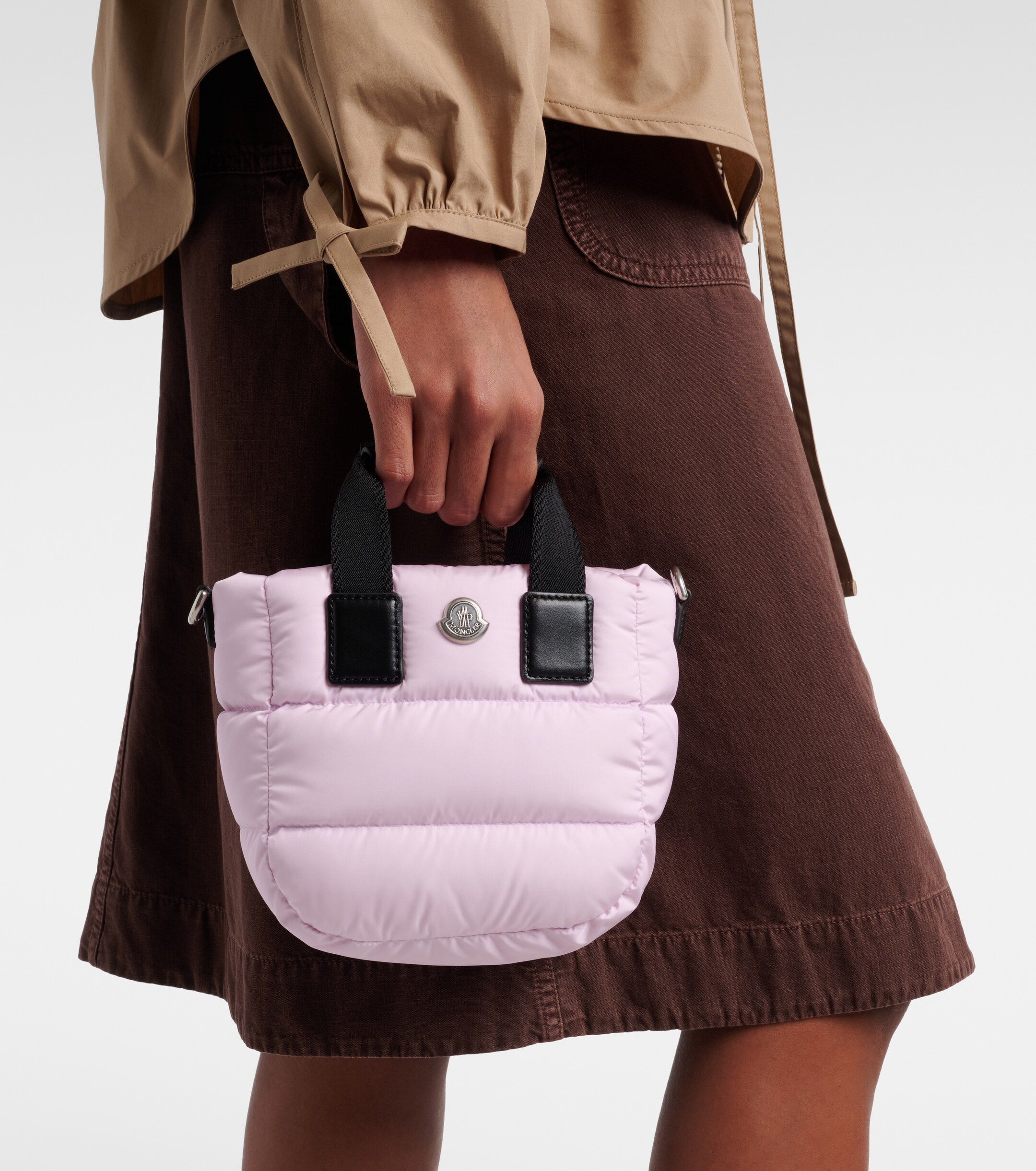 Moncler Cardoc Micro down top-handle bag