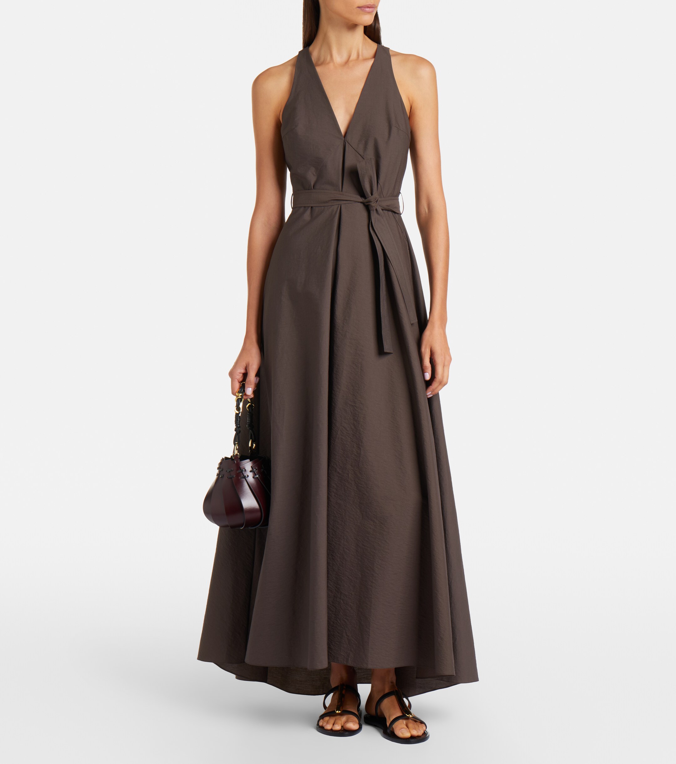AMANU Burundi Mini leather bucket bag
