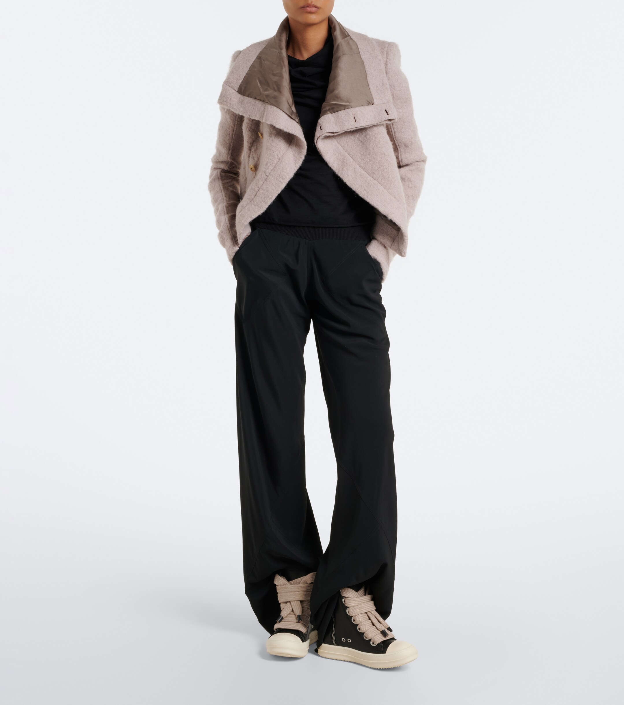 Rick Owens Rick Owens Jumbolace leather sneakers