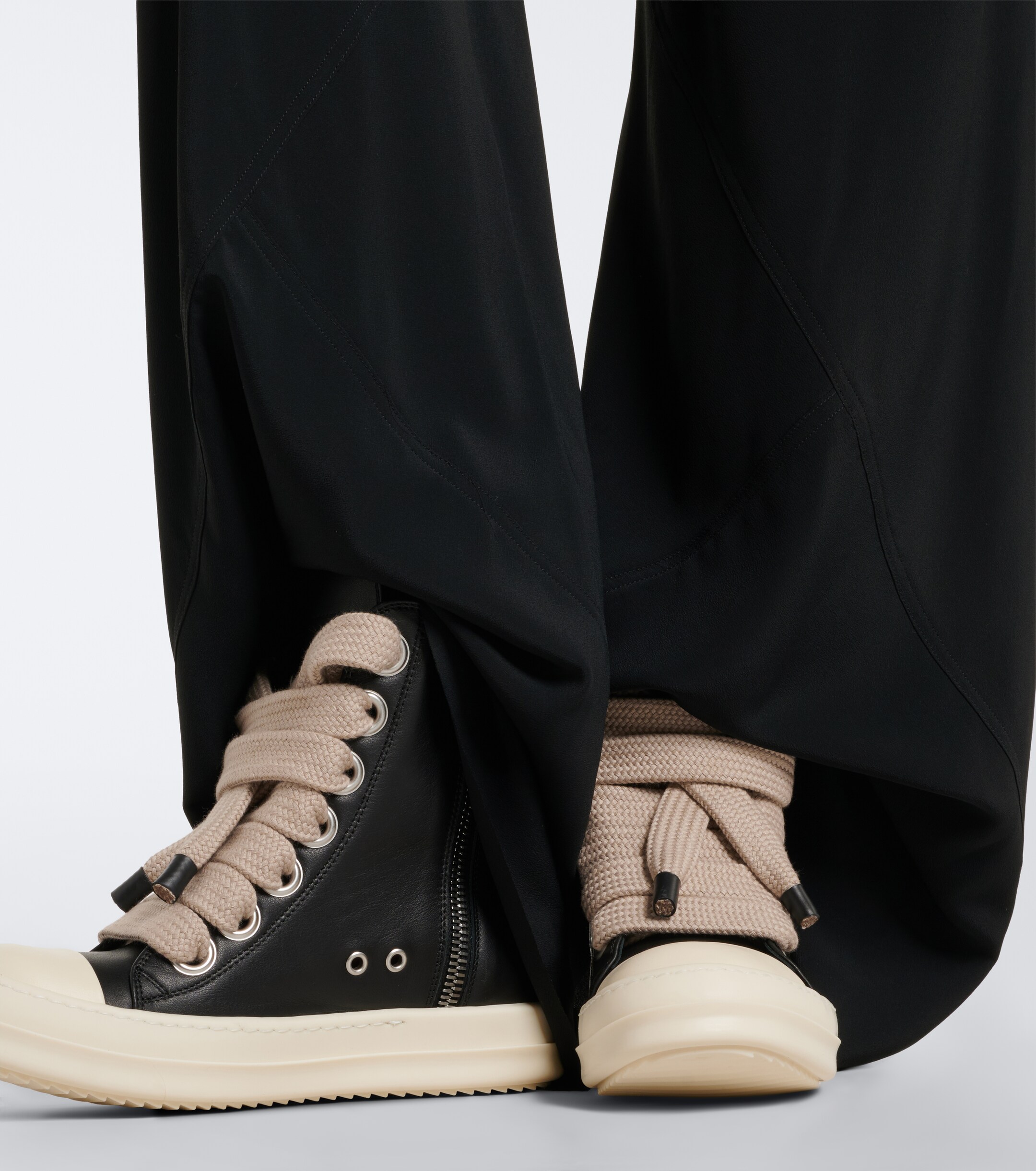 Rick Owens Rick Owens Jumbolace leather sneakers