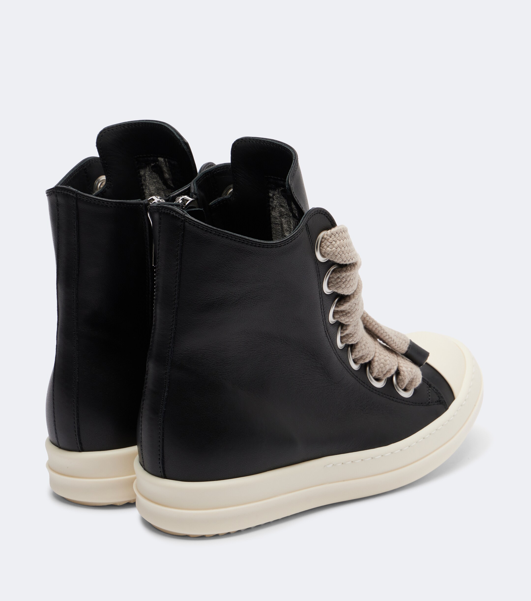 Rick Owens Rick Owens Jumbolace leather sneakers