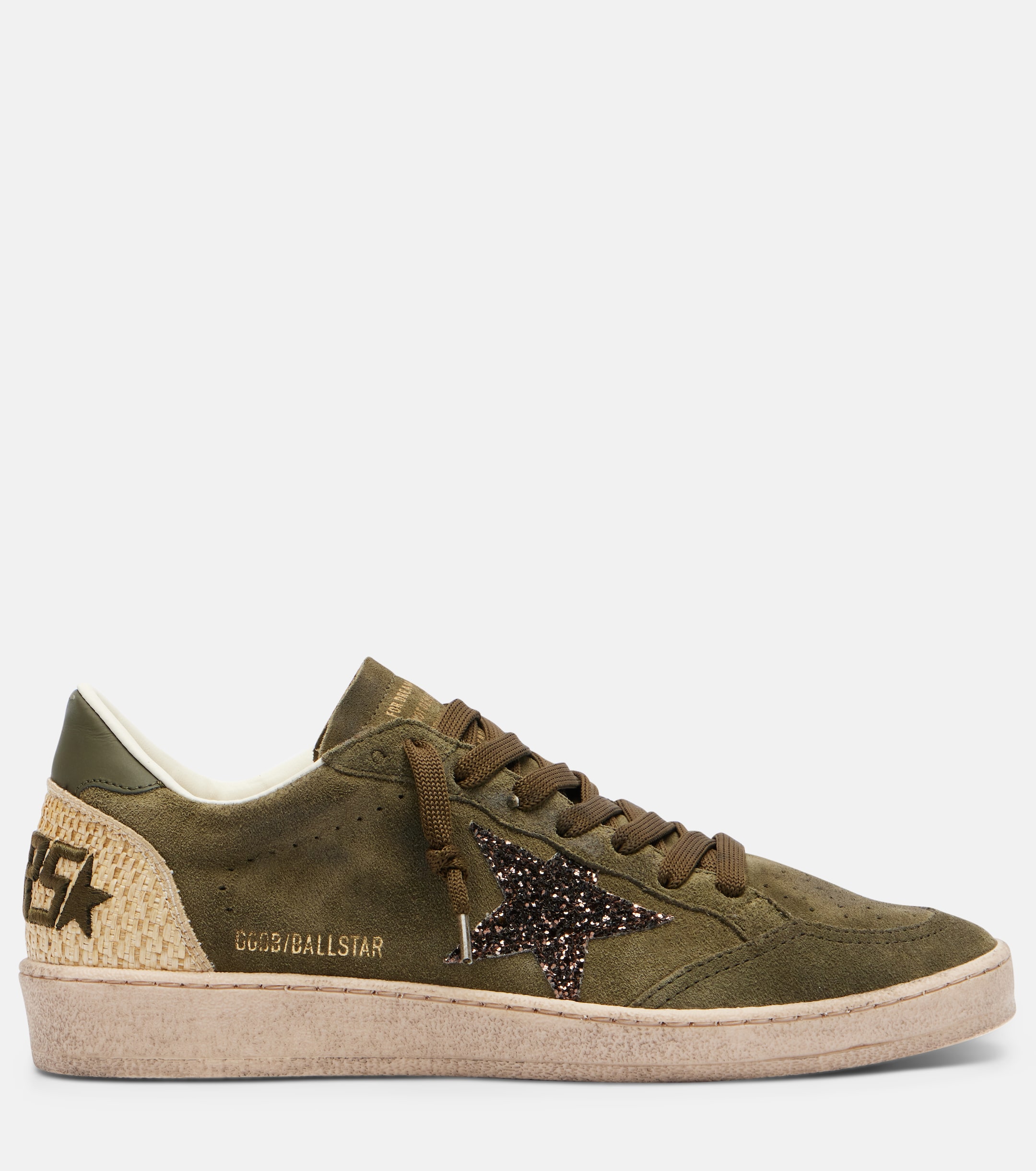 Golden Goose Golden Goose Ball Star glitter suede sneakers