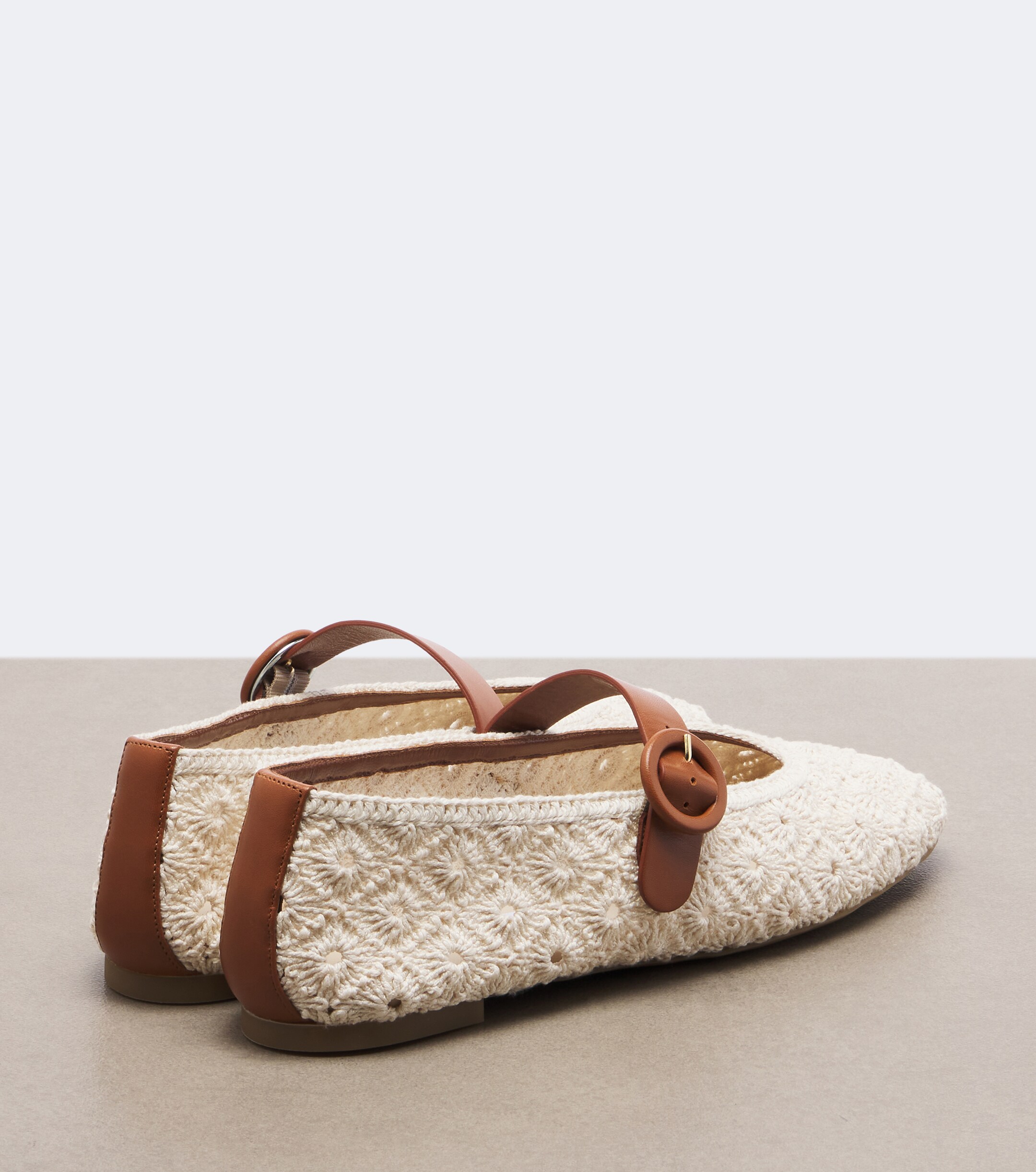 AQUAZZURA Aquazzura Loom macramé Mary Jane flats