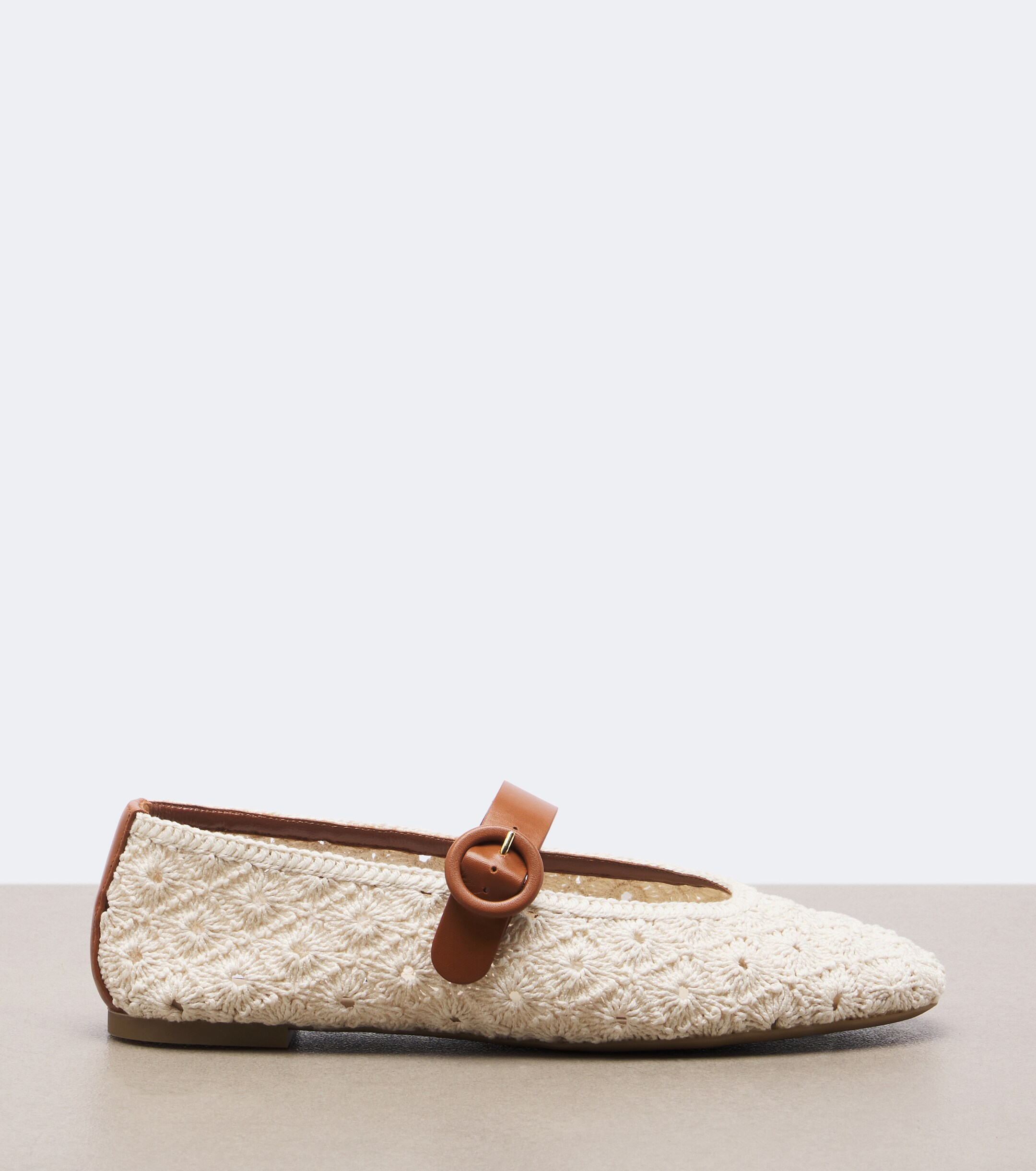 AQUAZZURA Aquazzura Loom macramé Mary Jane flats