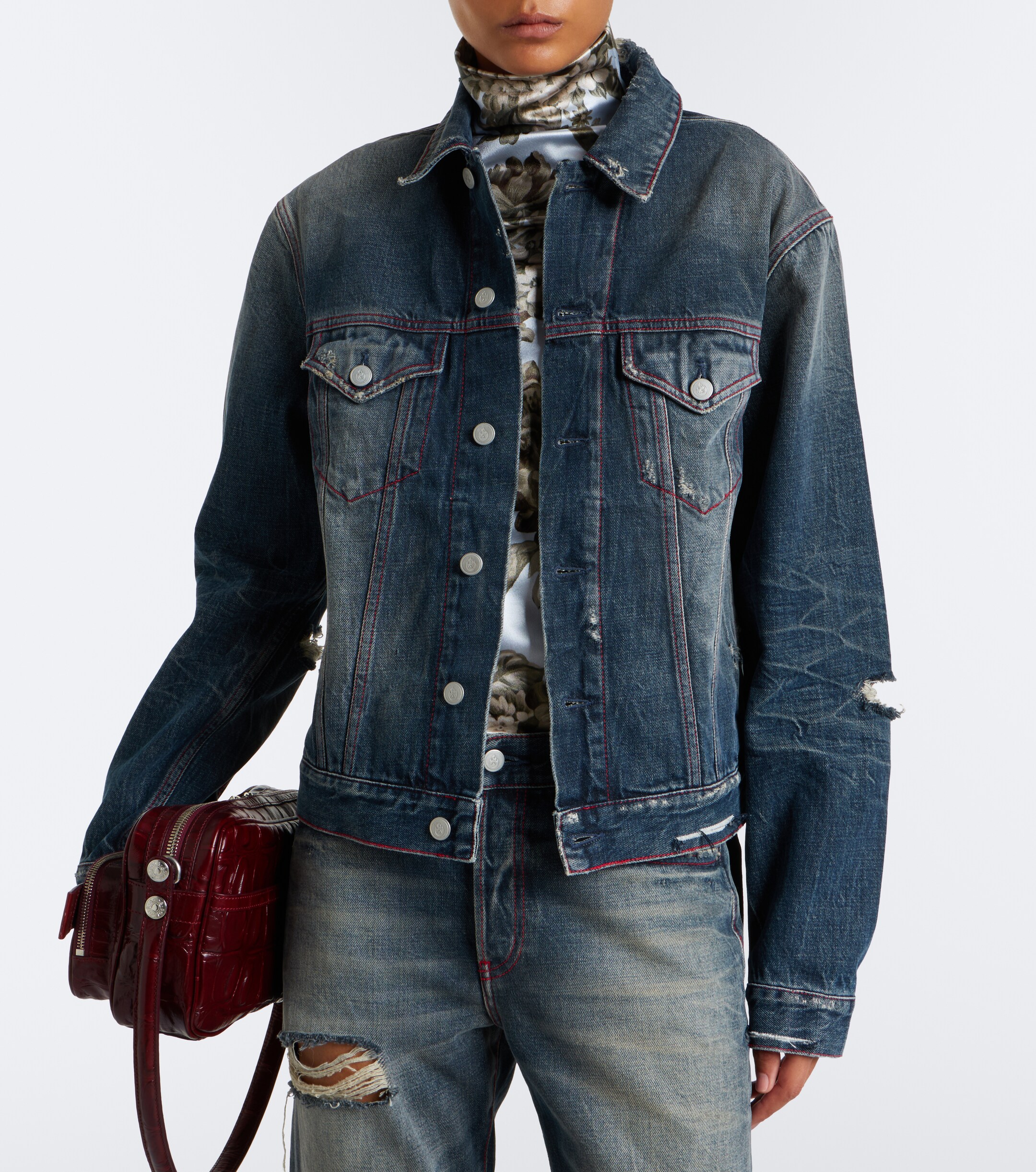 Acne Studios Acne Studios Re-Edition faded denim jacket