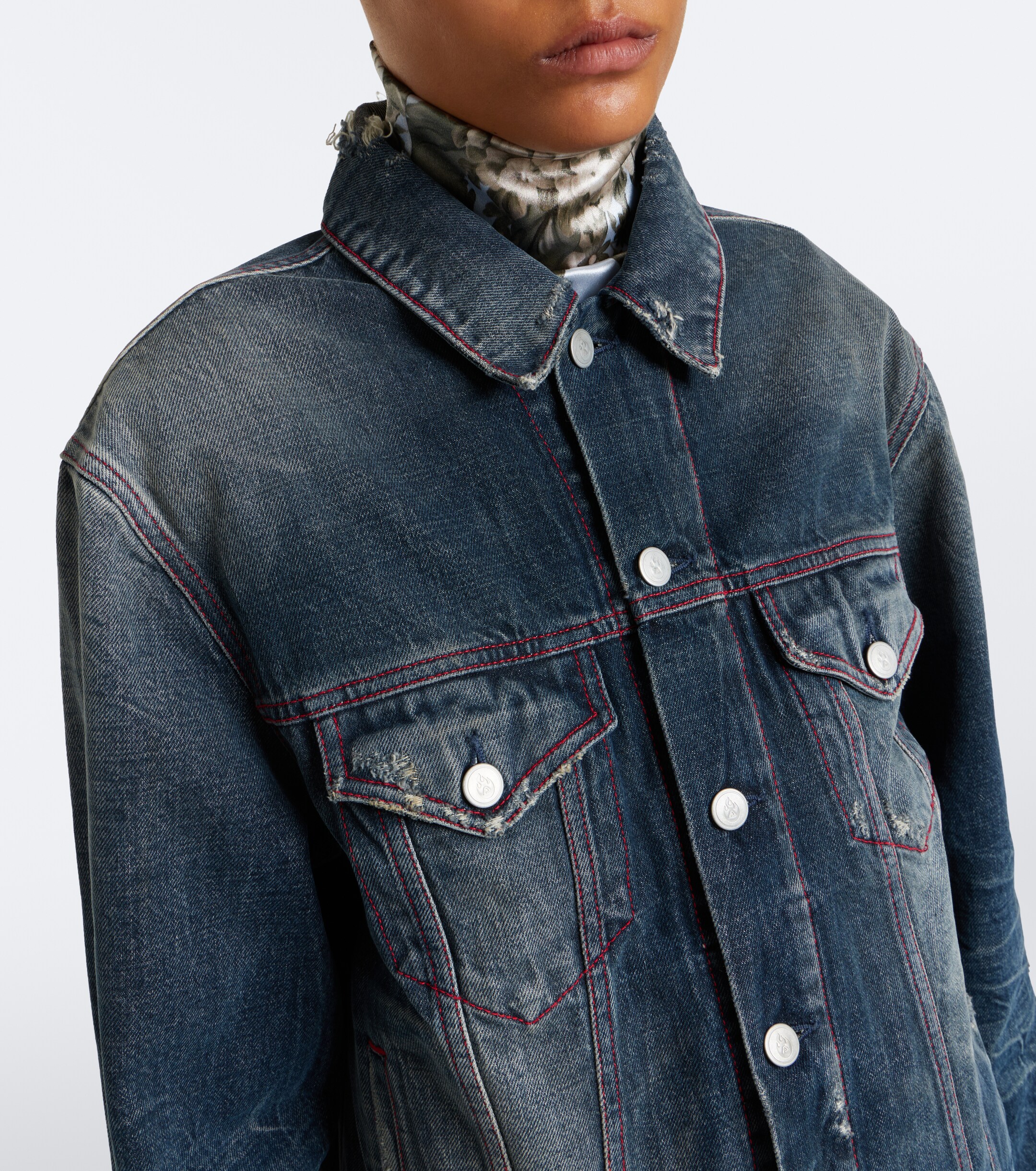 Acne Studios Acne Studios Re-Edition faded denim jacket