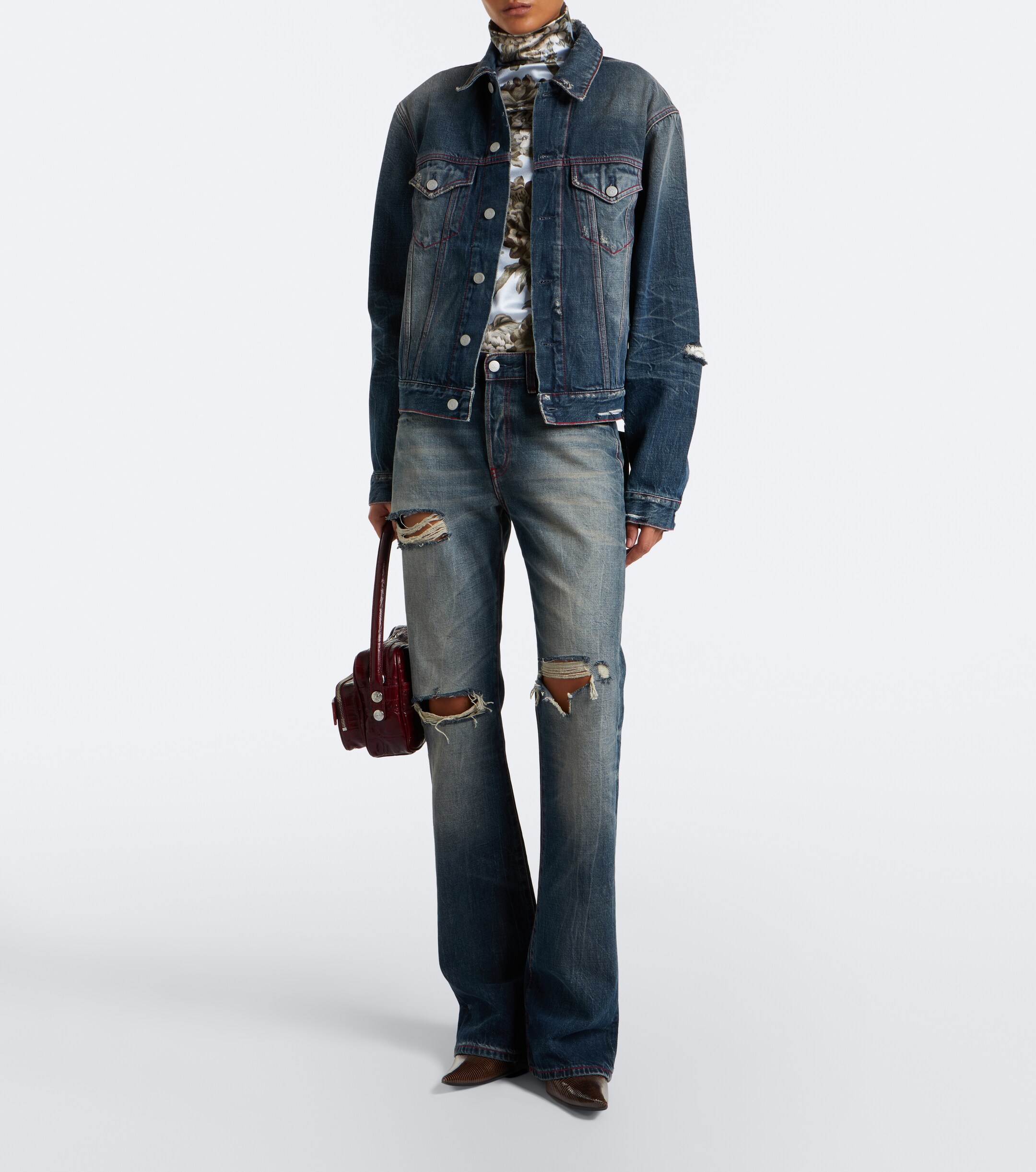 Acne Studios Acne Studios Re-Edition faded denim jacket