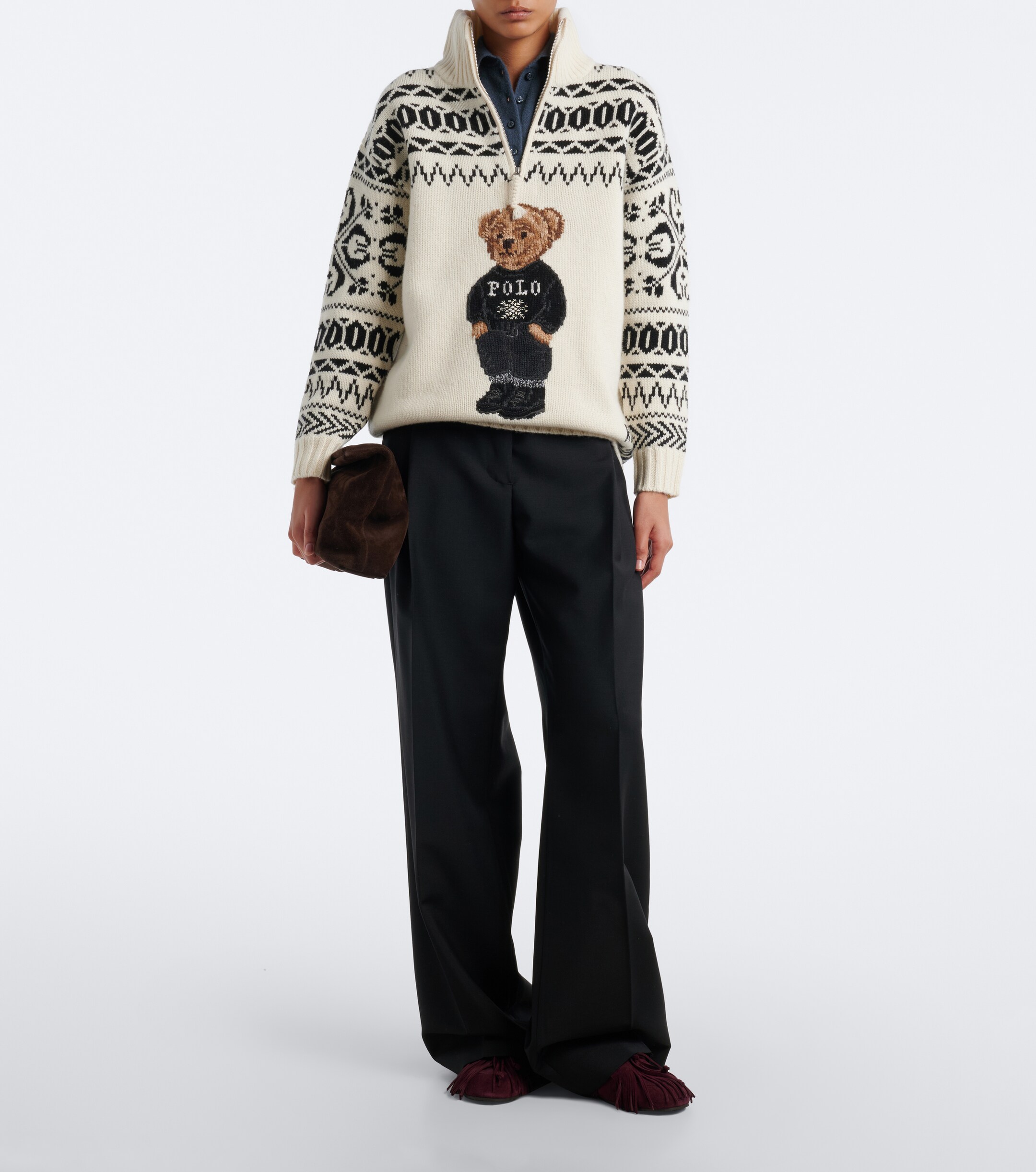Polo Ralph Lauren Polo Ralph Lauren Polo Bear wool and cashmere sweater