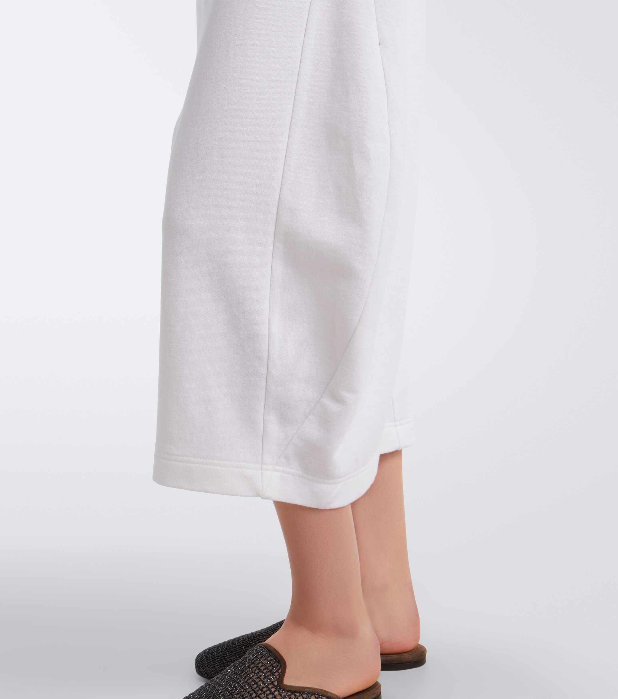 Brunello Cucinelli Brunello Cucinelli Cotton and linen culottes