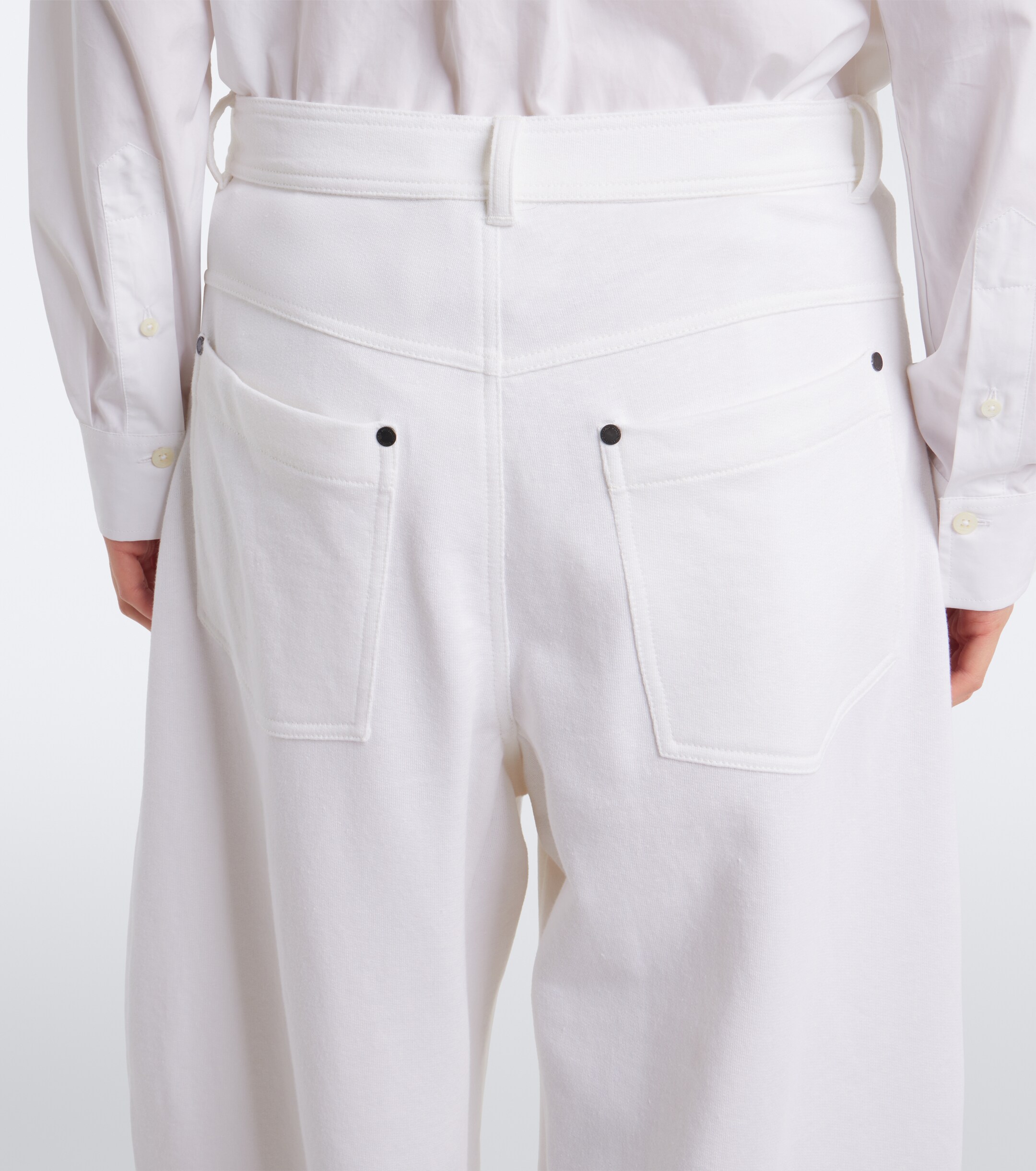Brunello Cucinelli Brunello Cucinelli Cotton and linen culottes