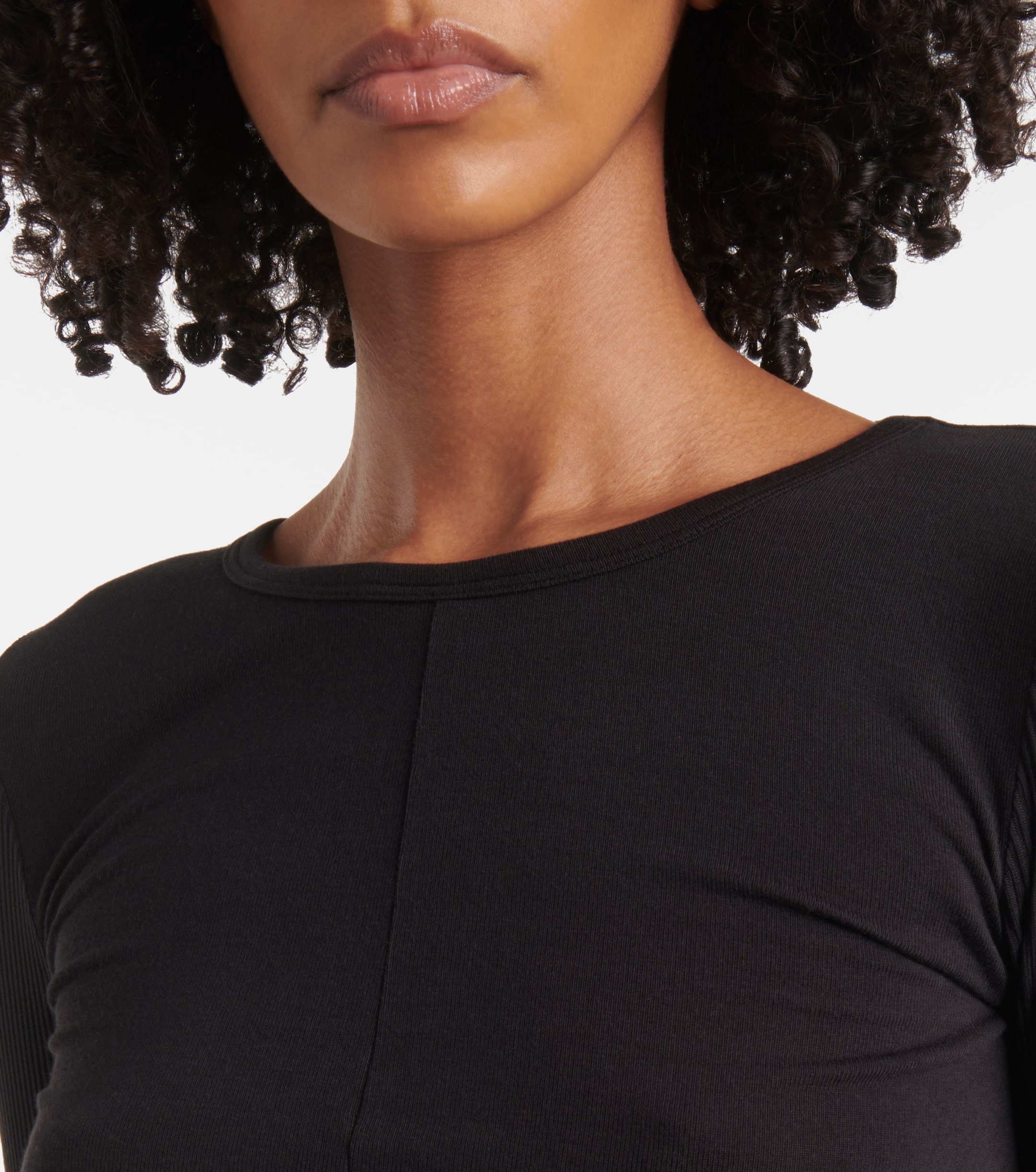 Alo Yoga Cover knit crop top thumbnail