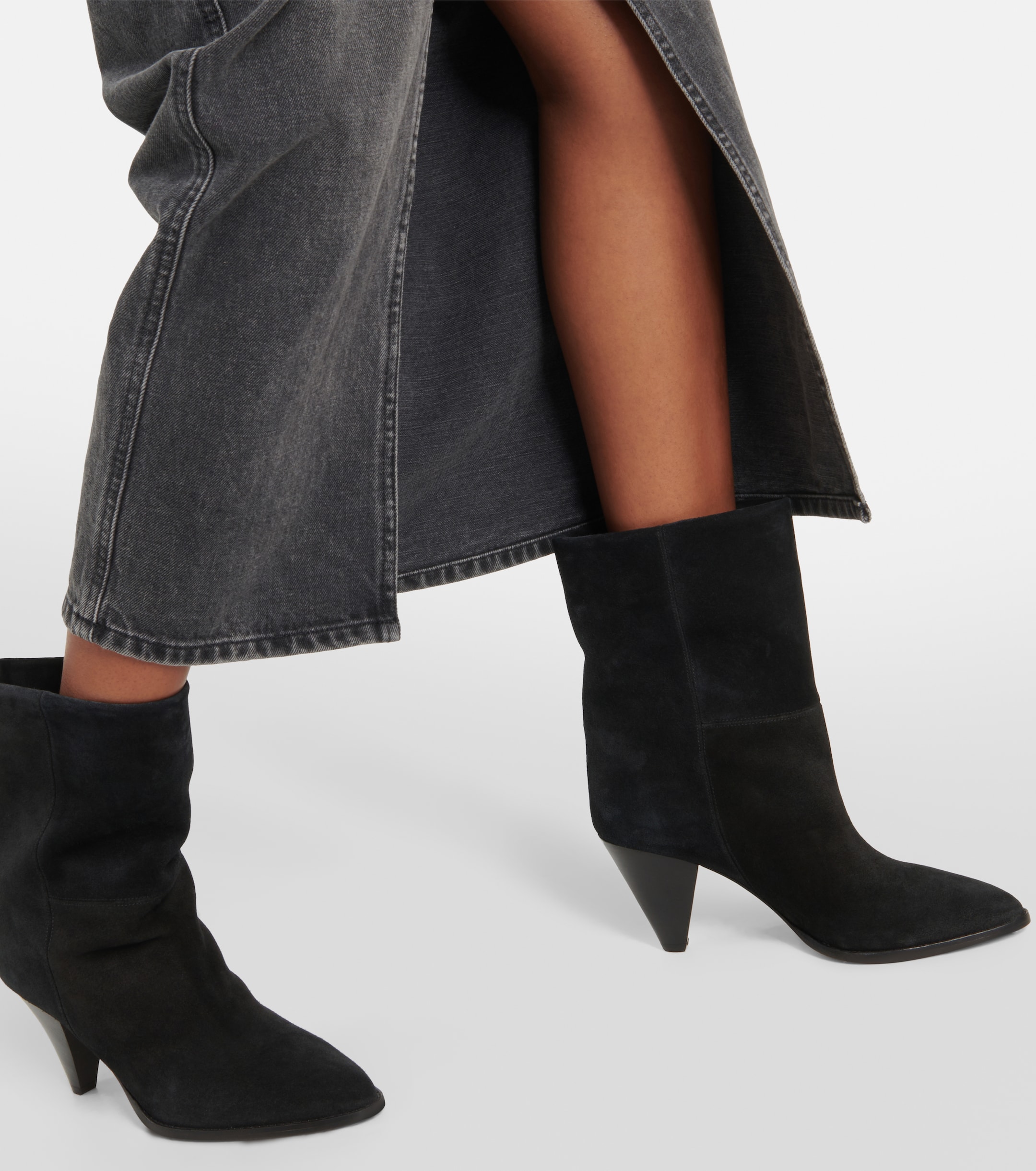 Isabel Marant Rouxa suede ankle boots thumbnail