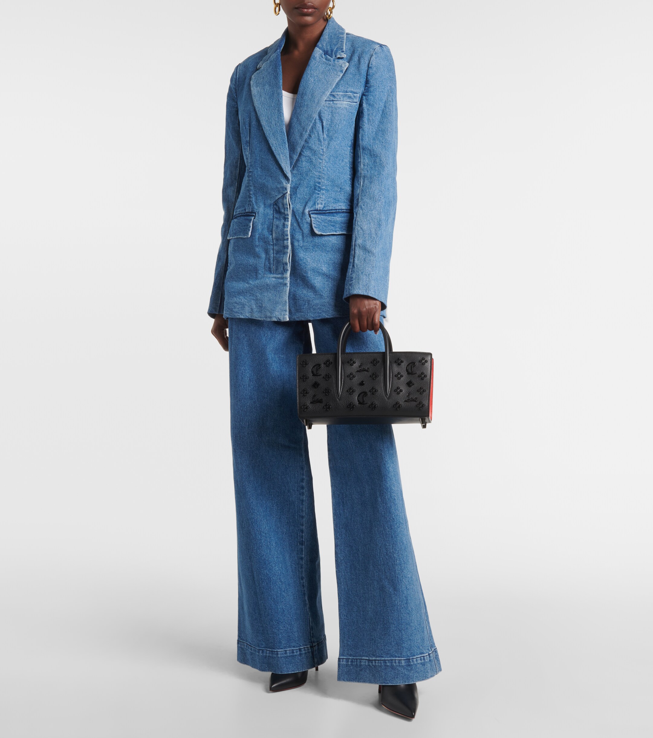 CHRISTIAN LOUBOUTIN Paloma leather tote bag