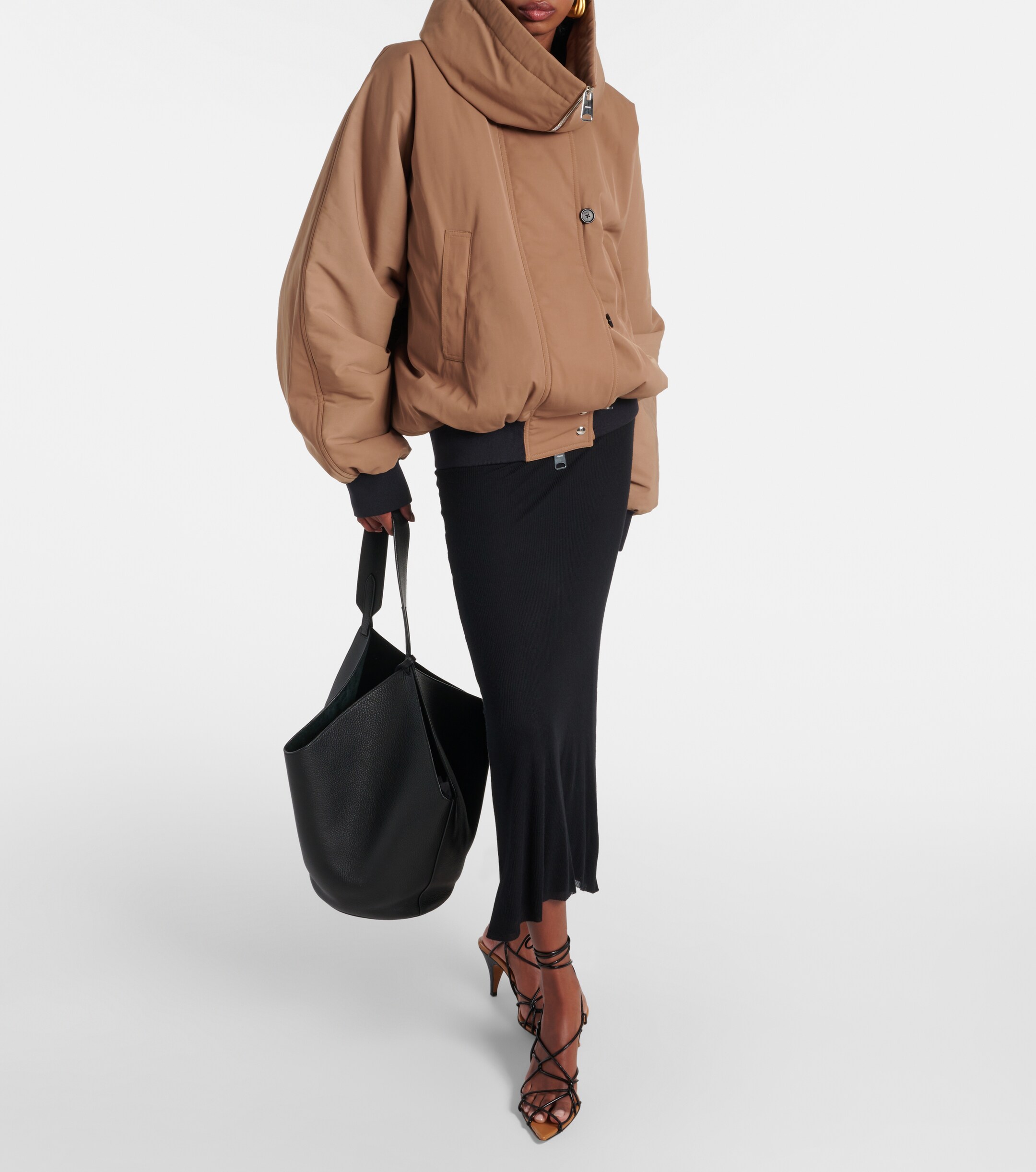 KHAITE Lotus Medium leather tote bag
