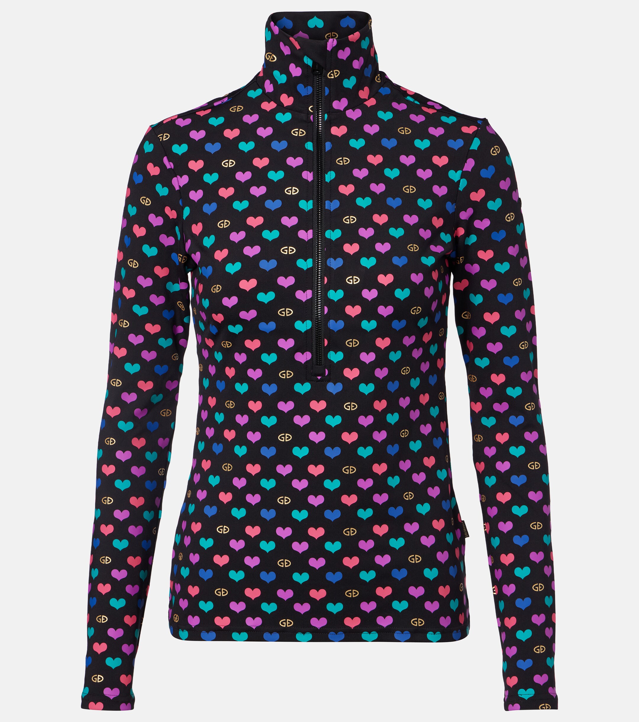 GOLDBERGH Goldbergh Cuori printed ski top