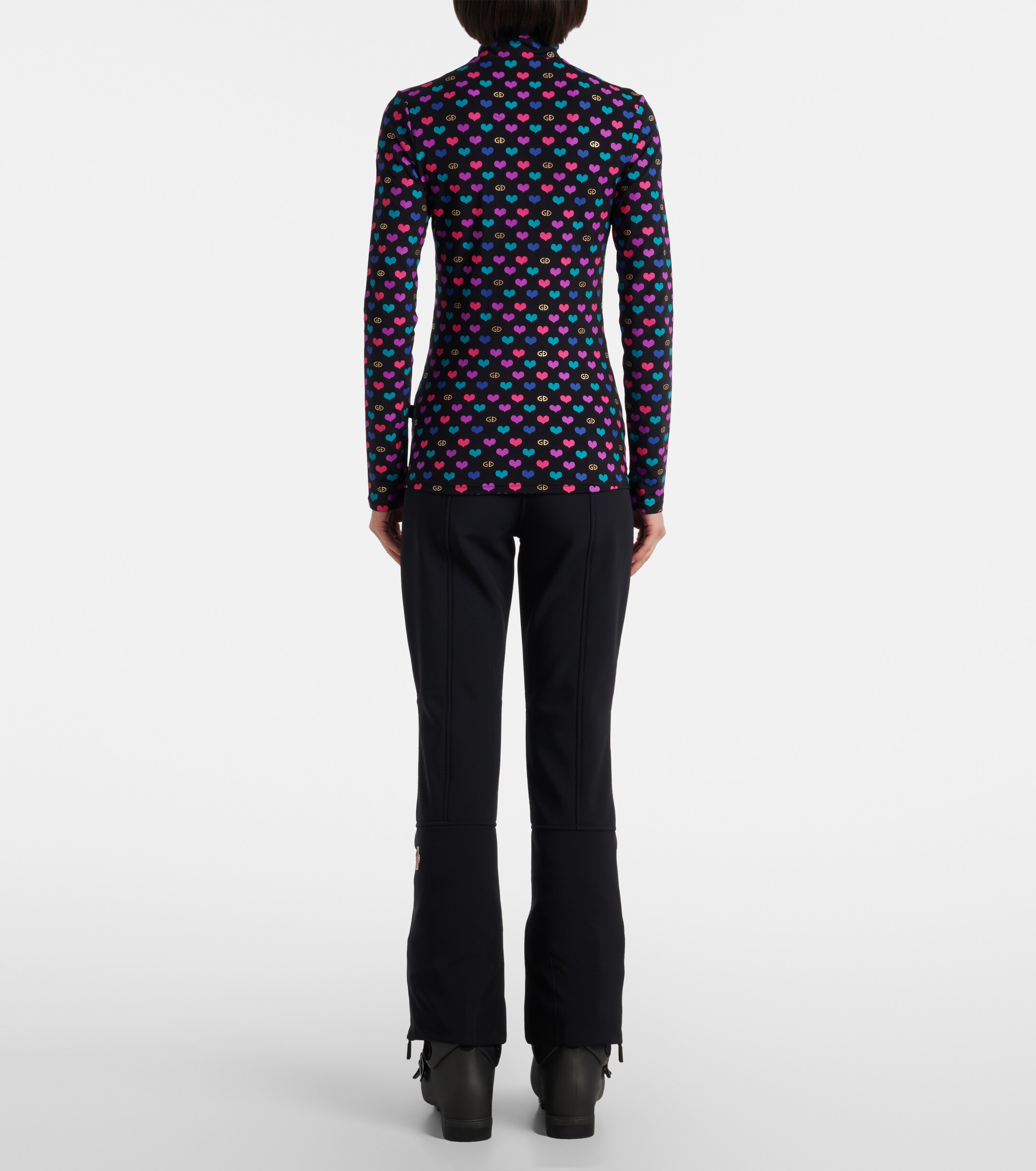 GOLDBERGH Goldbergh Cuori printed ski top
