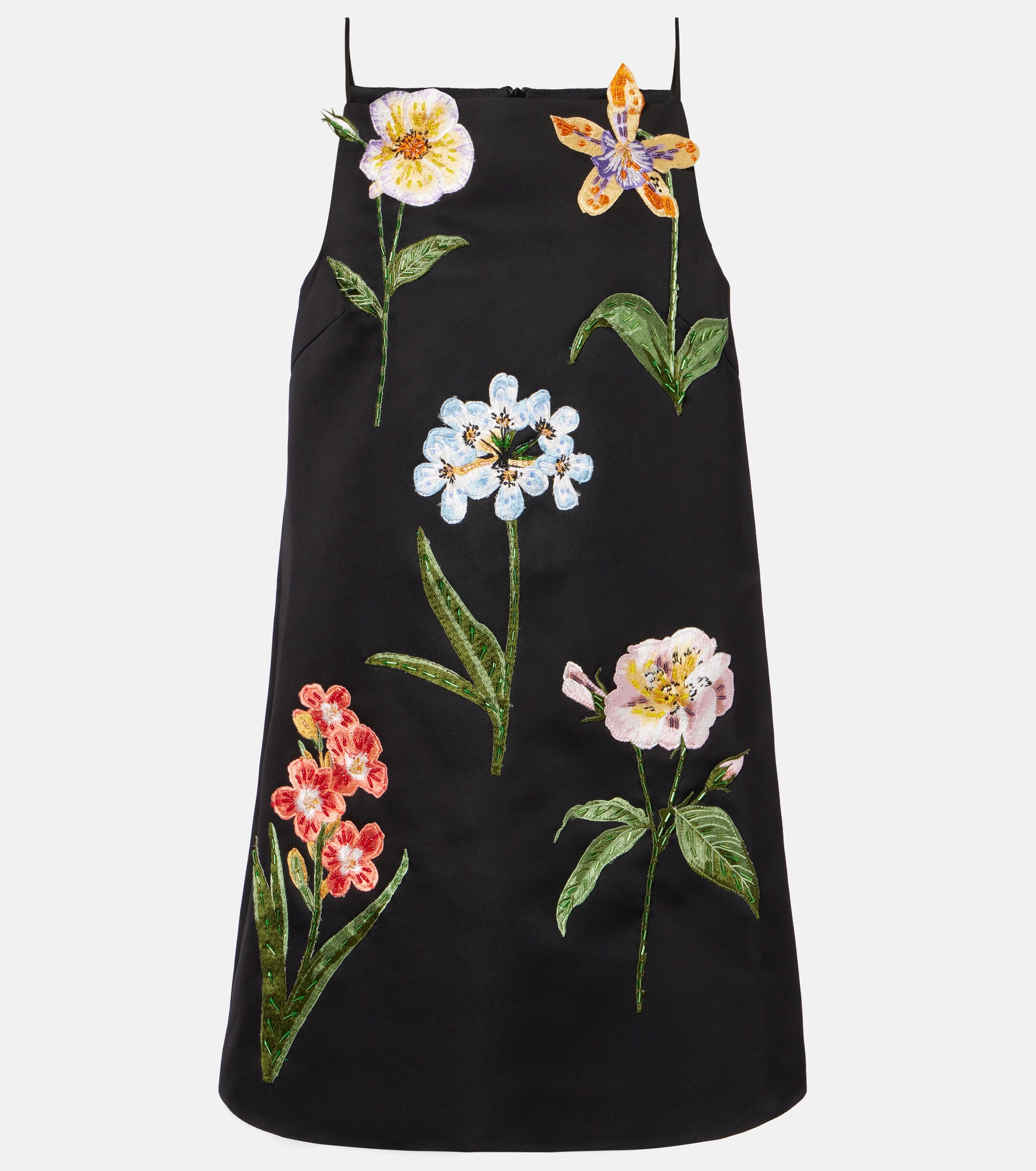 LEO LIN - Leia floral-appliqu minidress | Plush LEO LIN - Leia floral-appliqu minidress | Plush