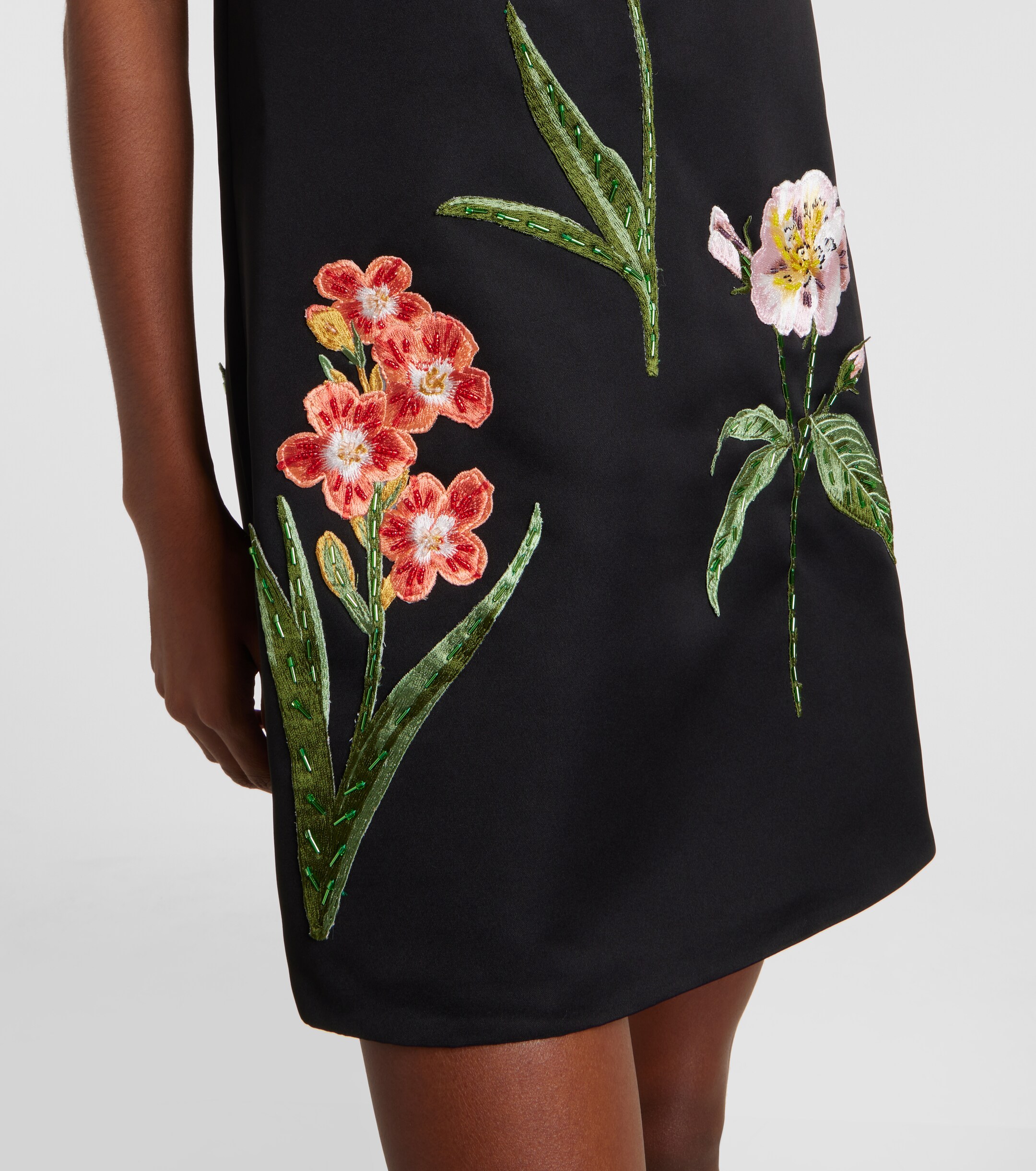 LEO LIN - Leia floral-appliqu minidress | Plush LEO LIN - Leia floral-appliqu minidress | Plush