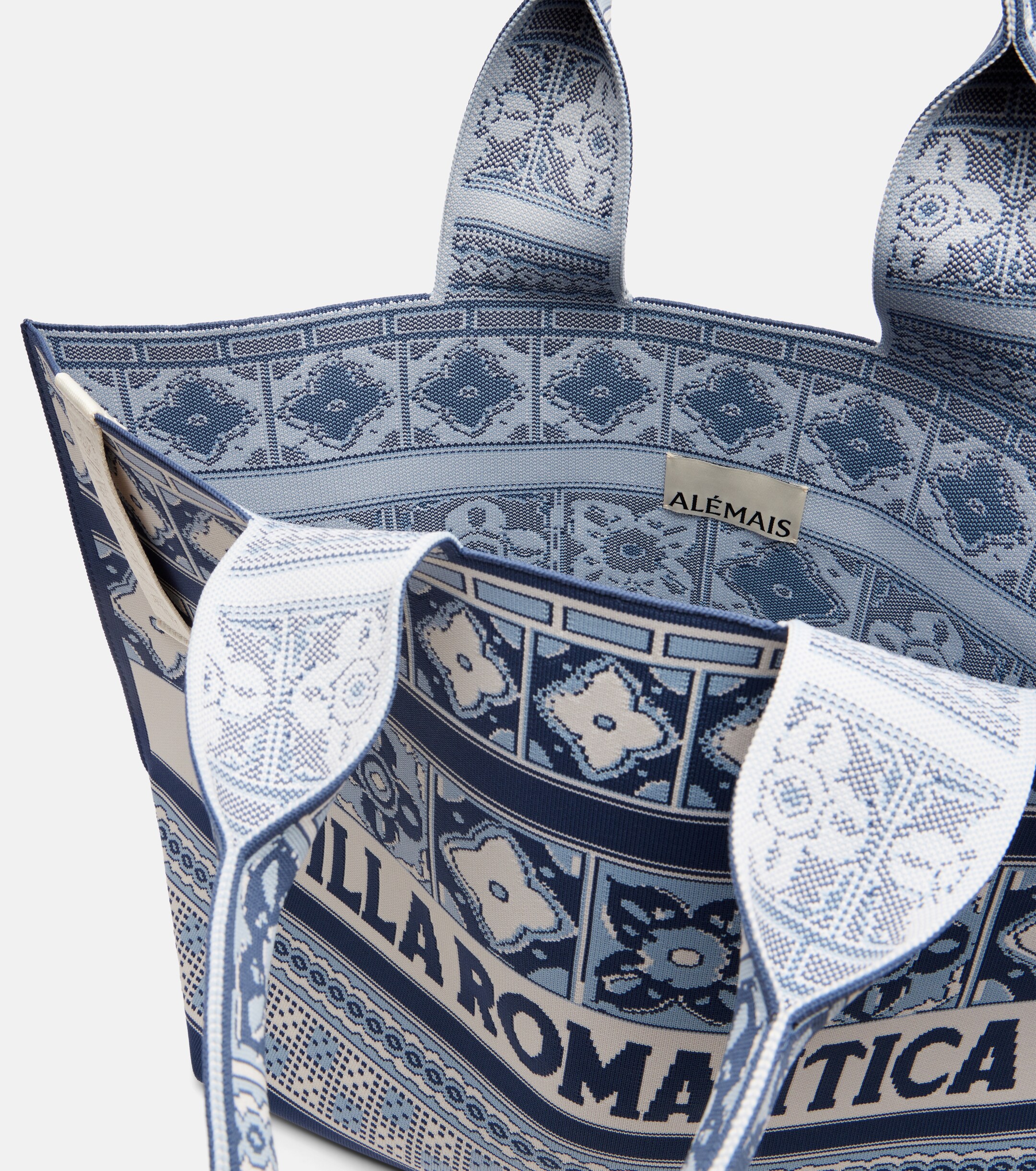Alémais Villa Romantica Maxi jacquard tote bag