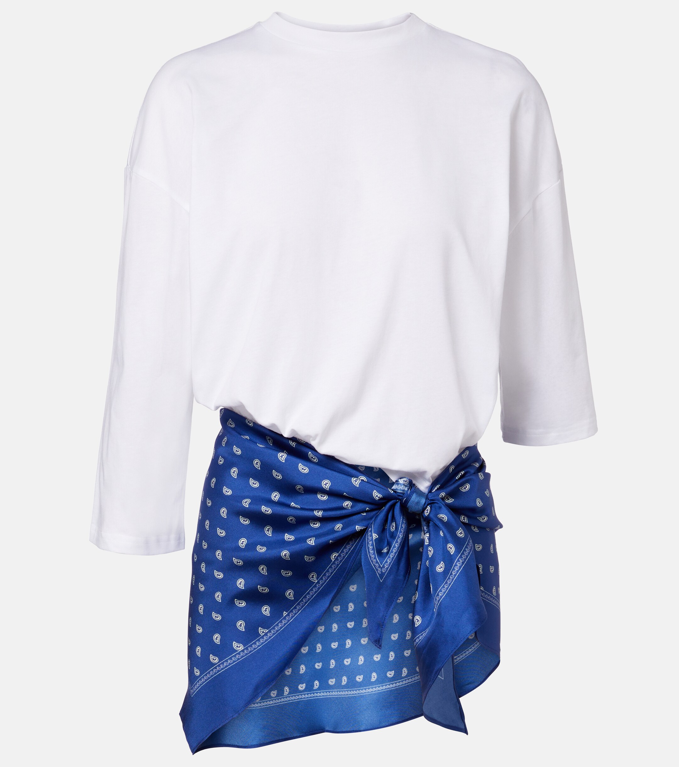 Christopher Esber Christopher Esber Silk-trimmed cotton beach cover-up