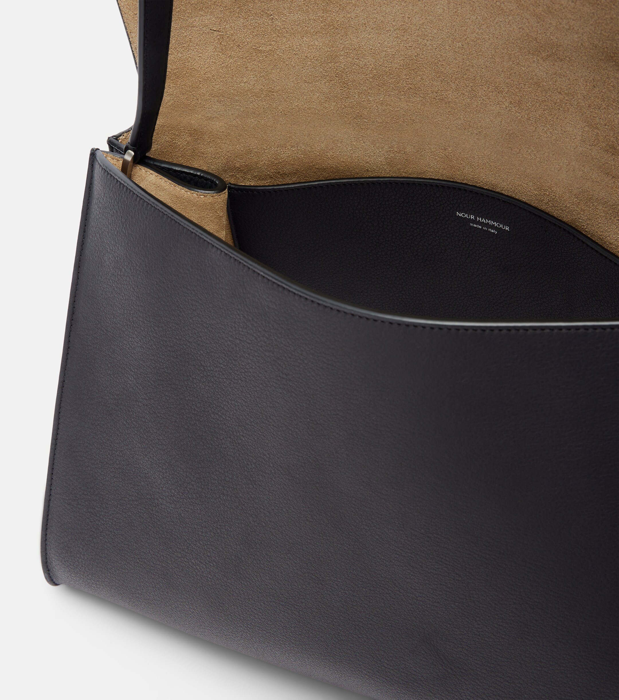 NOUR HAMMOUR Amal leather shoulder bag