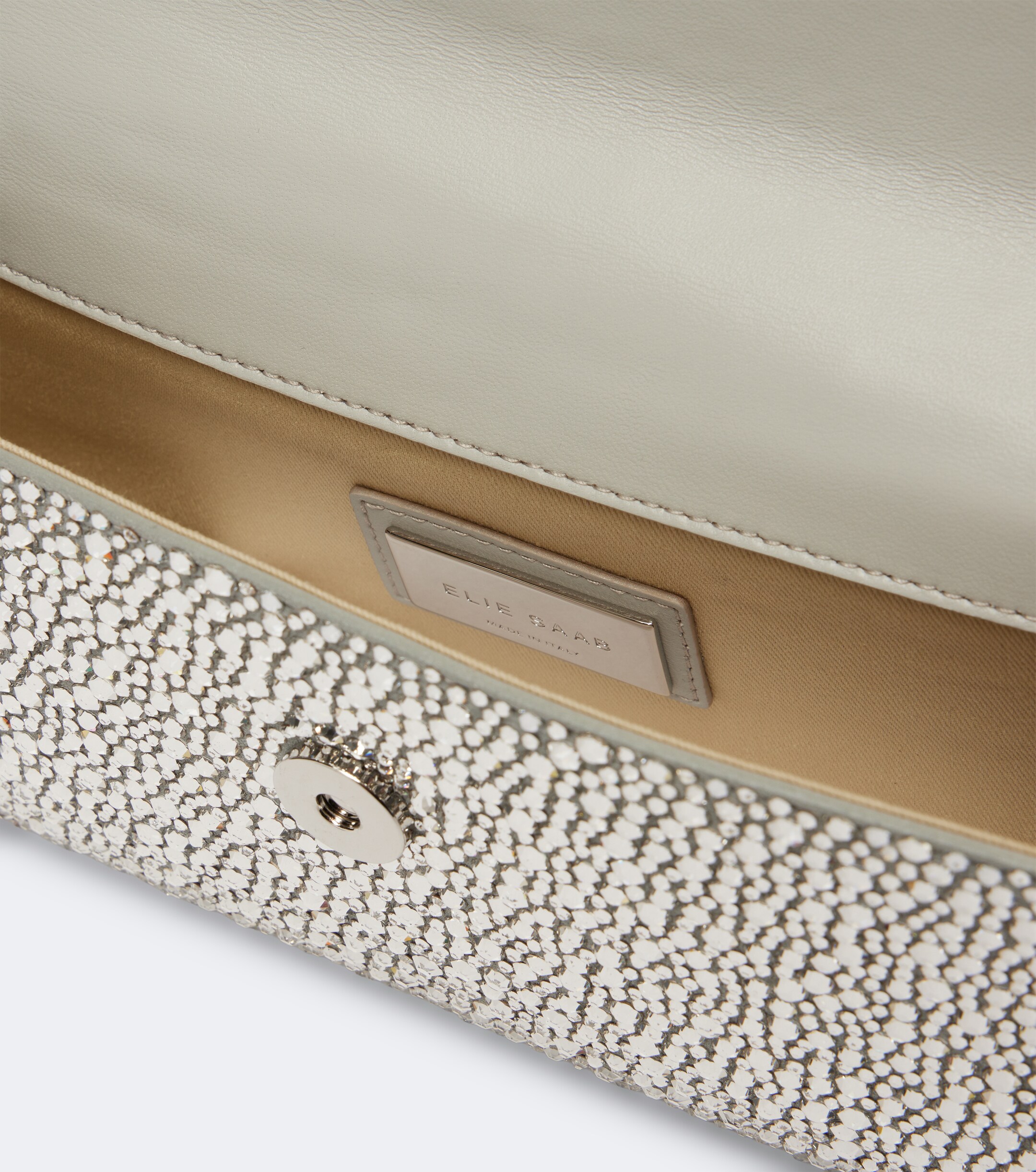Elie Saab The Midnight embellished suede clutch