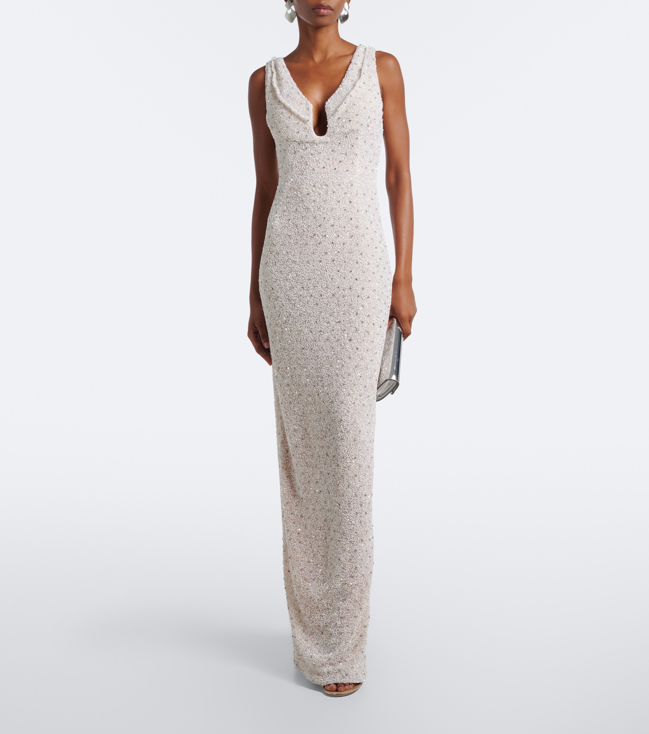 Rachel Gilbert Rachel Gilbert Ruby embellished gown