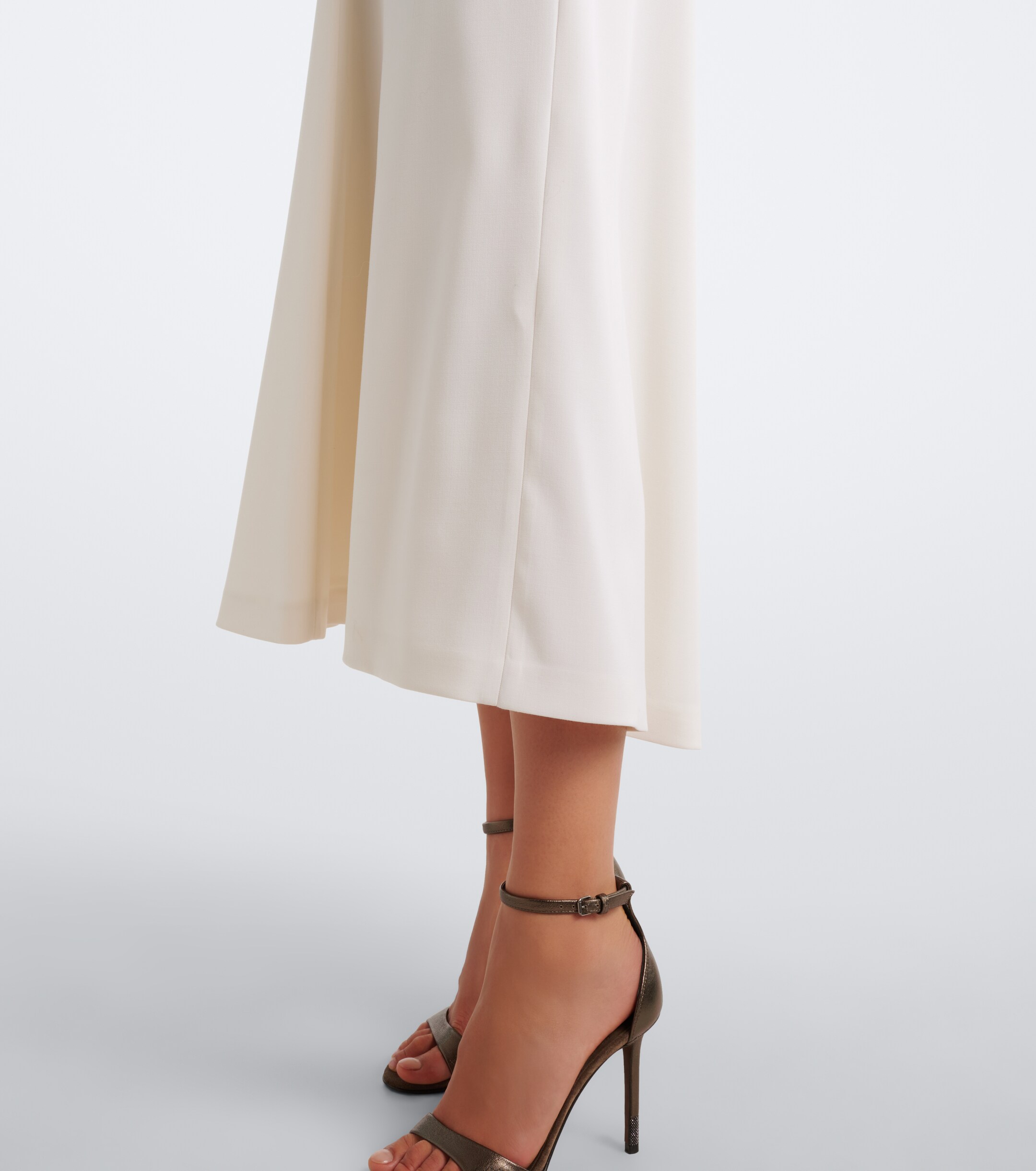 Brunello Cucinelli Brunello Cucinelli Monili wool midi skirt