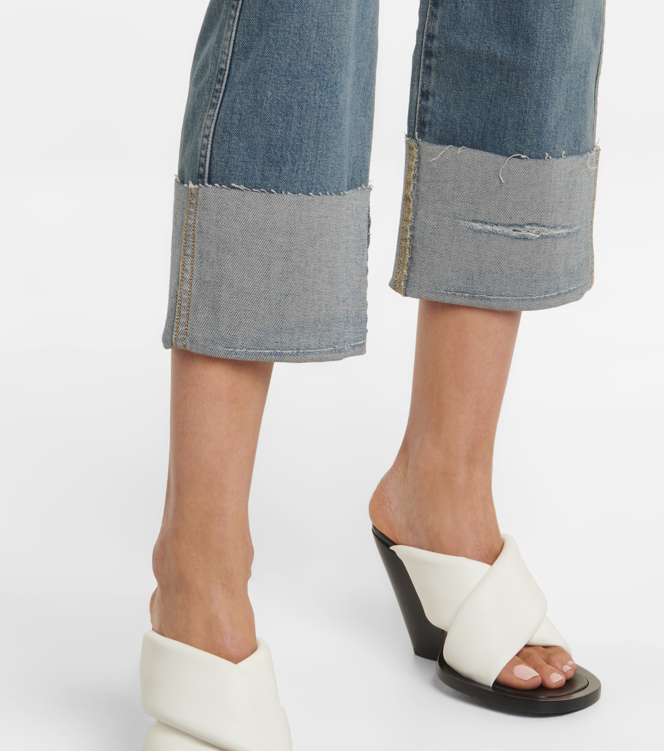 3x1 N.Y.C. Claudia Extreme high-rise straight jeans