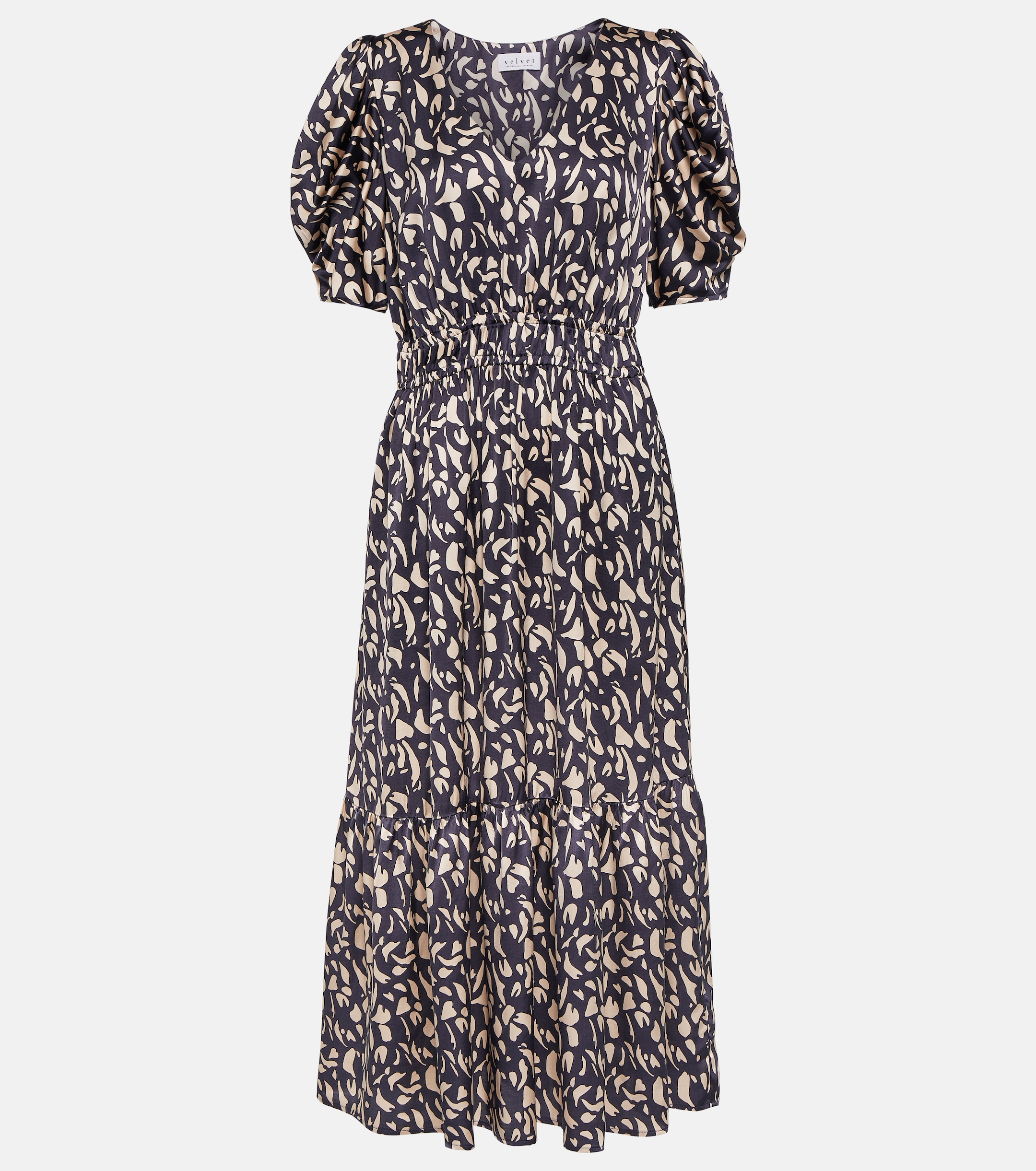 Velvet Lyuda printed midi dress