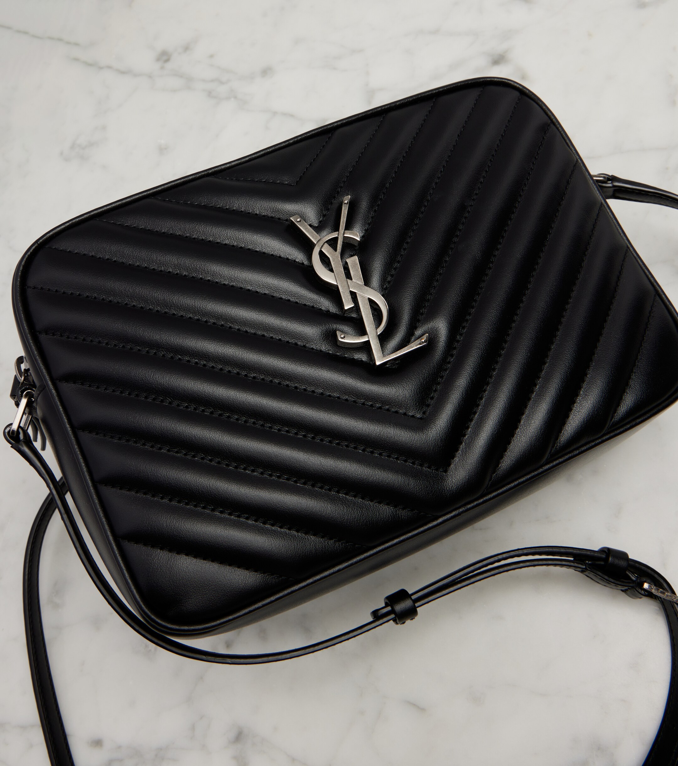 Saint Laurent Lou quilted leather camera bag
