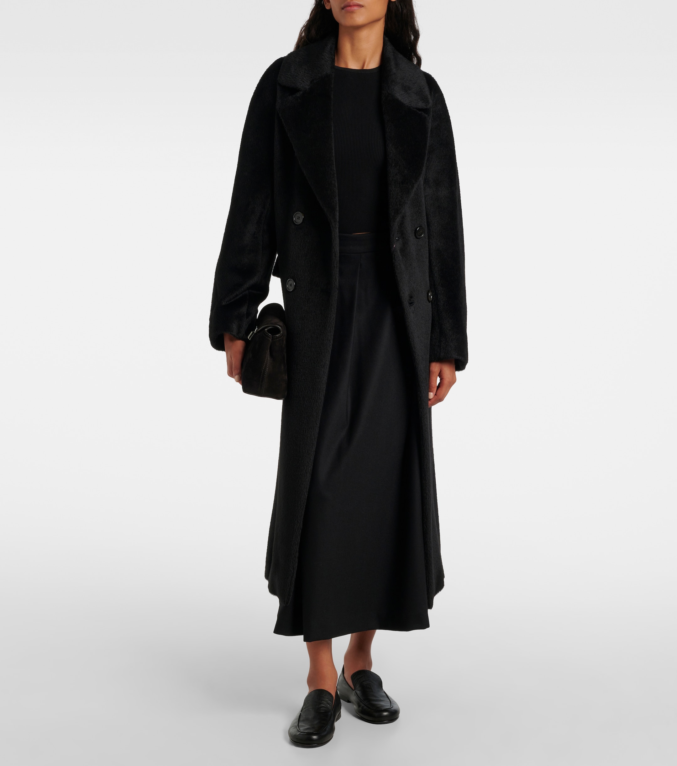 S Max Mara Caterina wool maxi skirt
