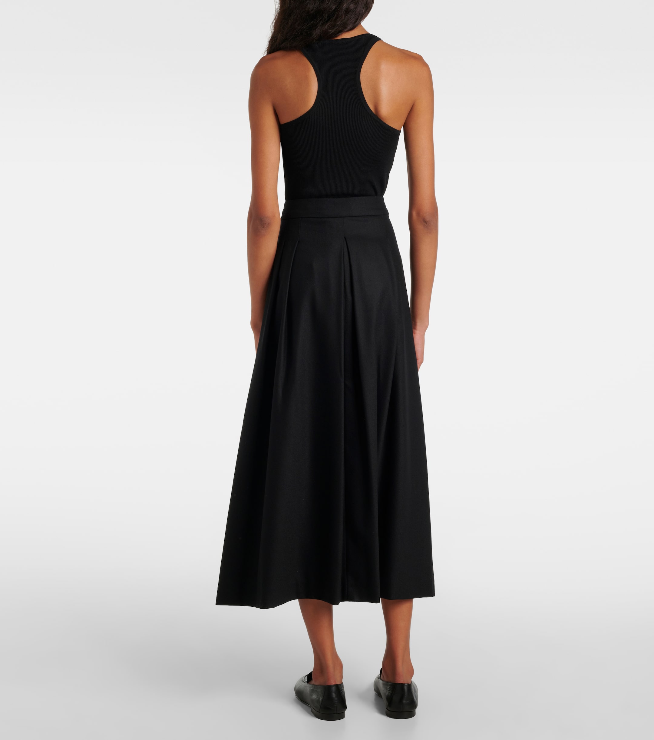 S Max Mara Caterina wool maxi skirt