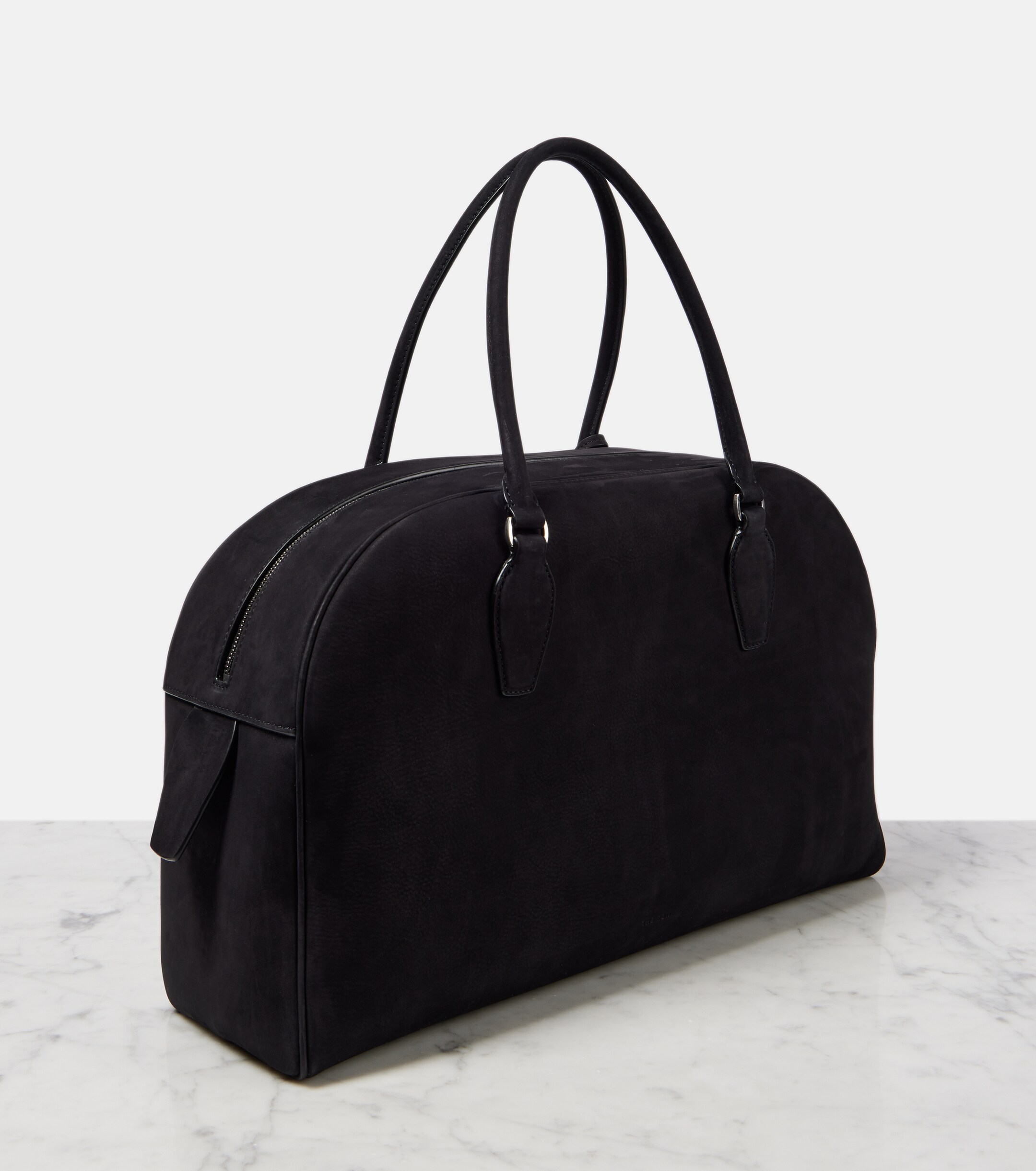 The Row India 15.75 suede tote bag